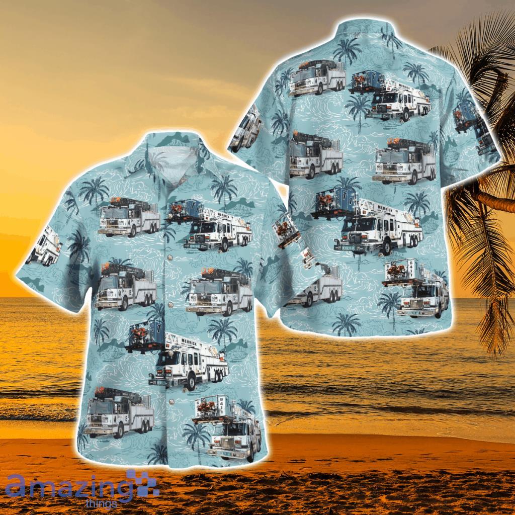 New York, Merrick Truck Co. 1 Hawaiian Shirt - New York, Merrick Truck Co. 1 Hawaiian Shirt