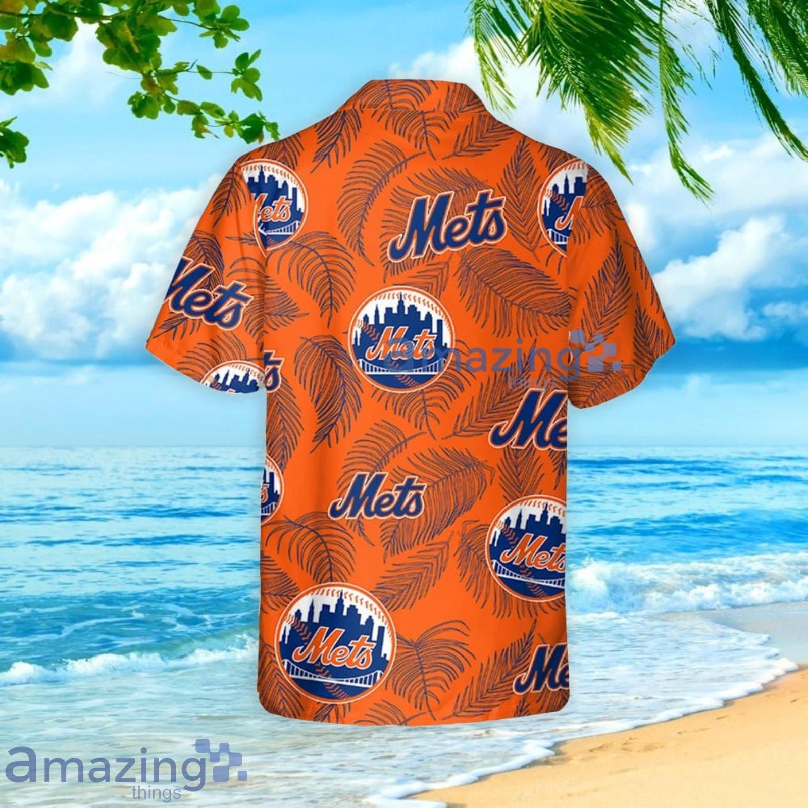 New York Mets Tropical Pattern For Fans Hawaiian Shirt and Short - Banantees