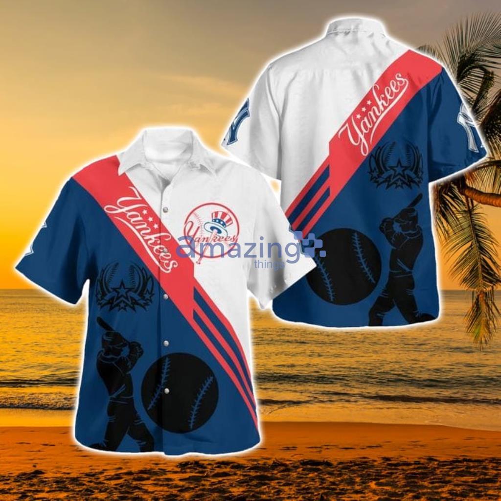 New York Yankees Bahama Hawaiian Shirt, Yankees Tropical Shirt, Yankees  Hawaiian Shirt