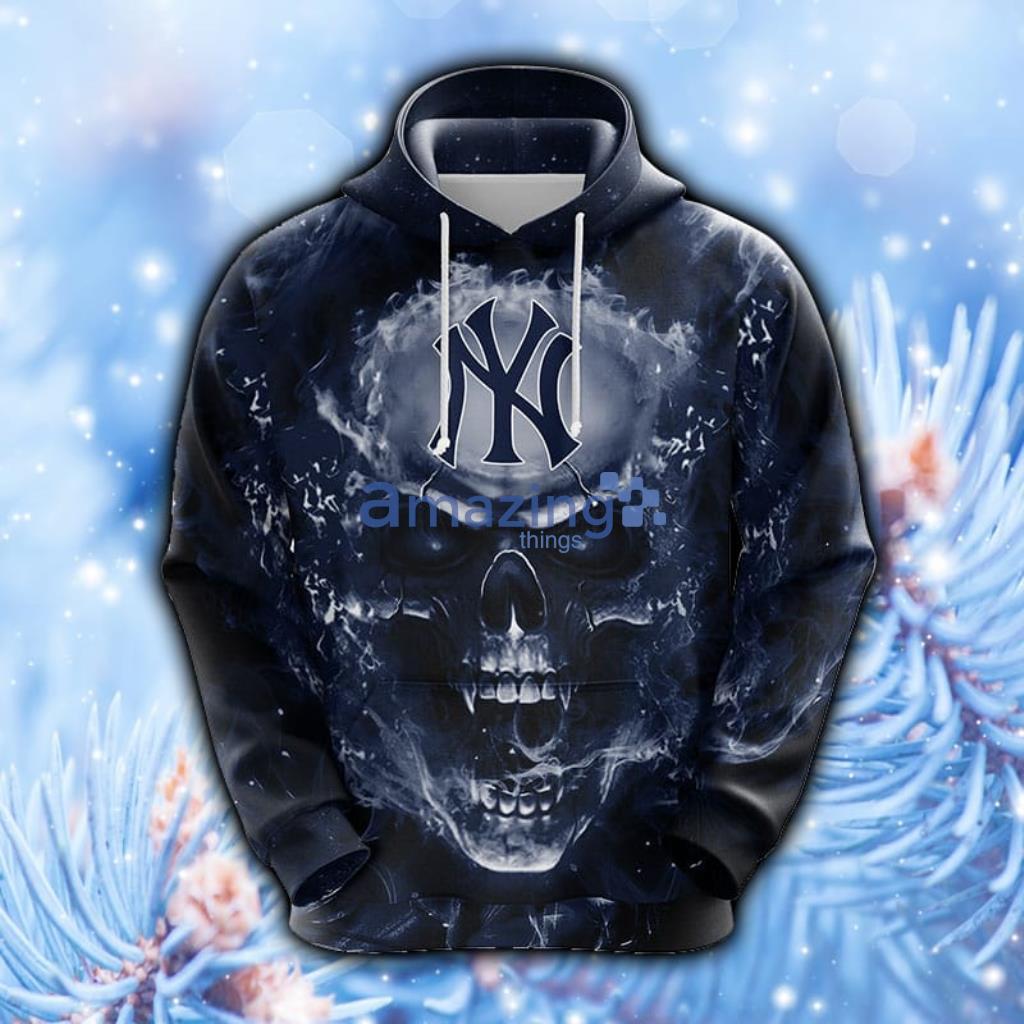 New York Yankees Skull3D Hoodie