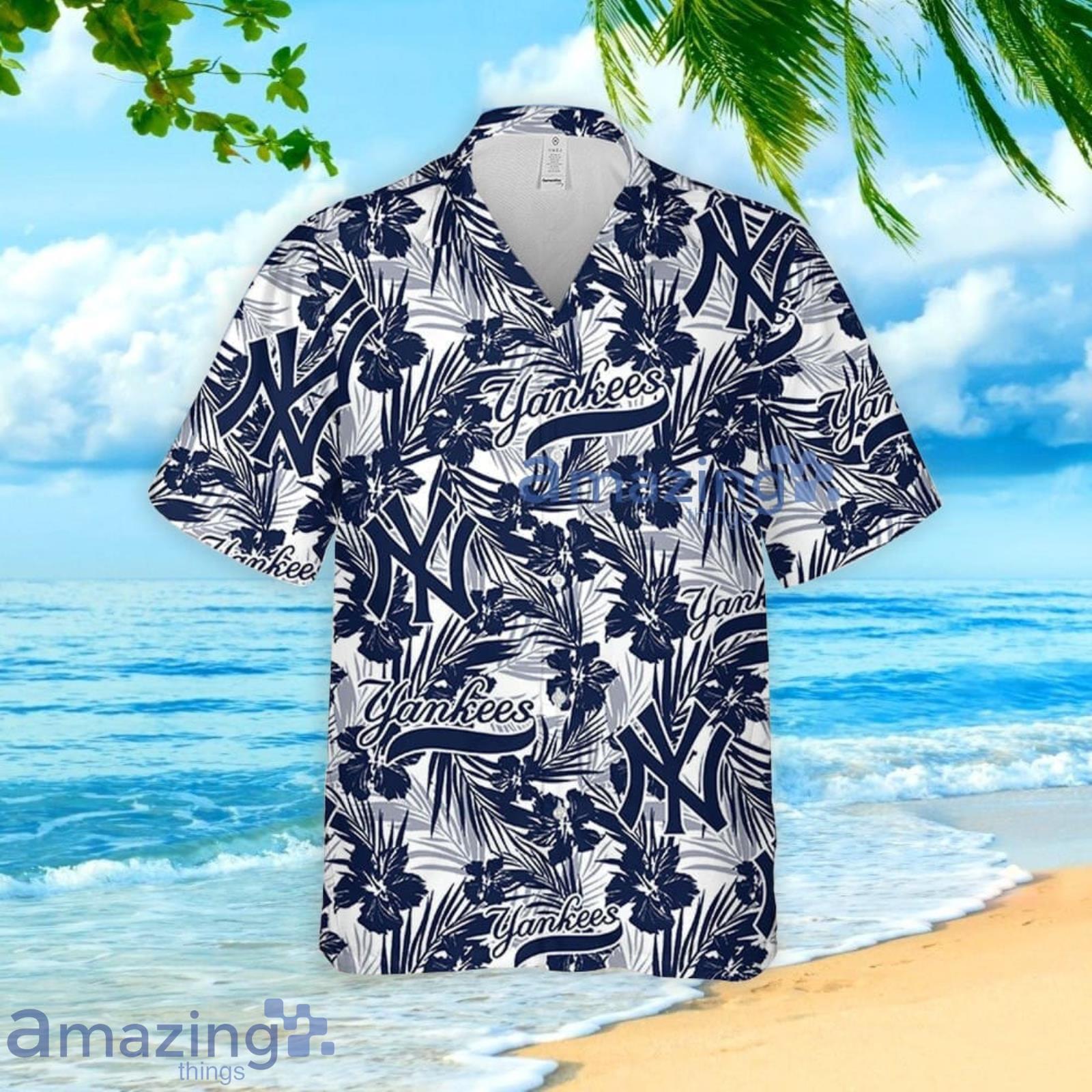 New York Yankees Tropical Flowers For Fans Hawaiian Shirt and Short