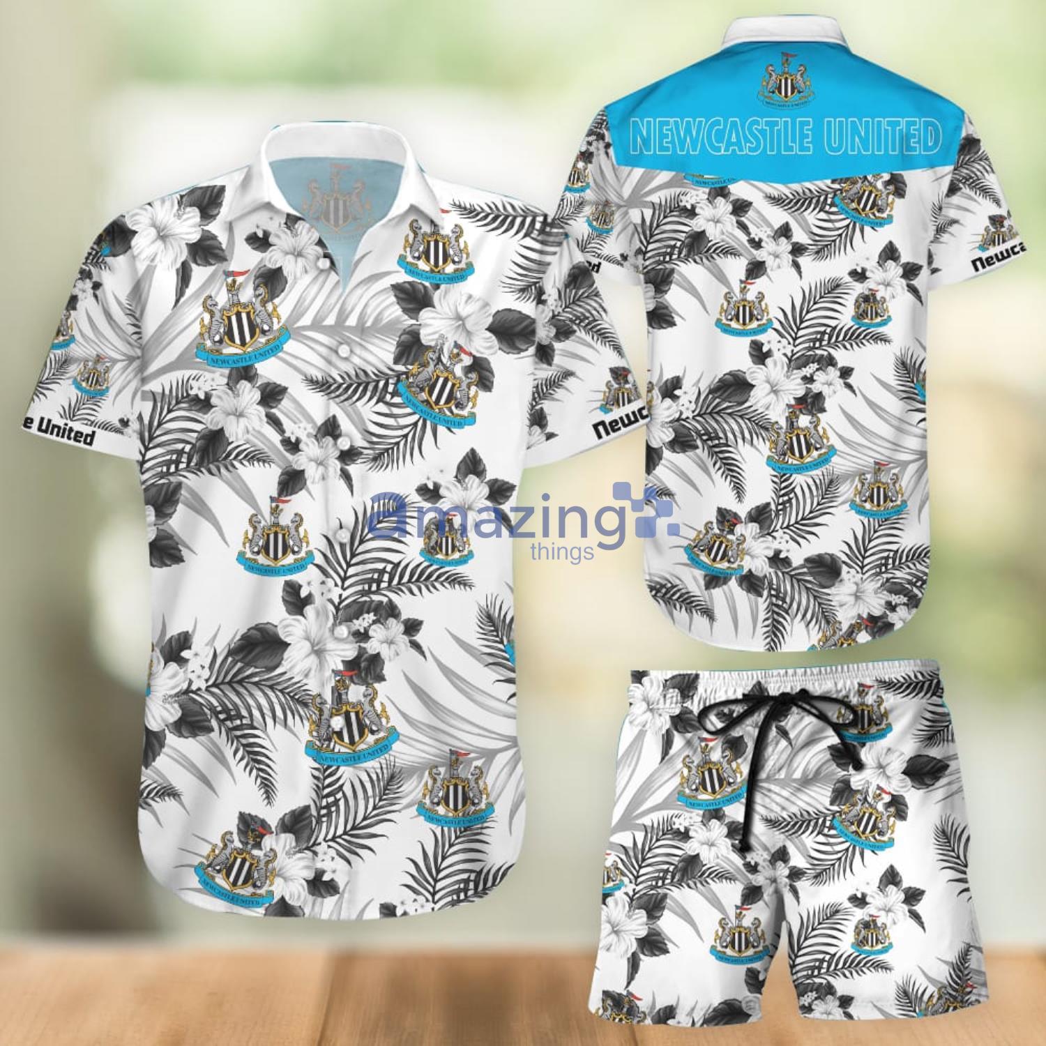 Newcastle United Football Club Hawaiian Shirt And Shorts Product Photo 1 Newcastle United Football Club Hawaiian Shirt And Shorts Product Photo 1