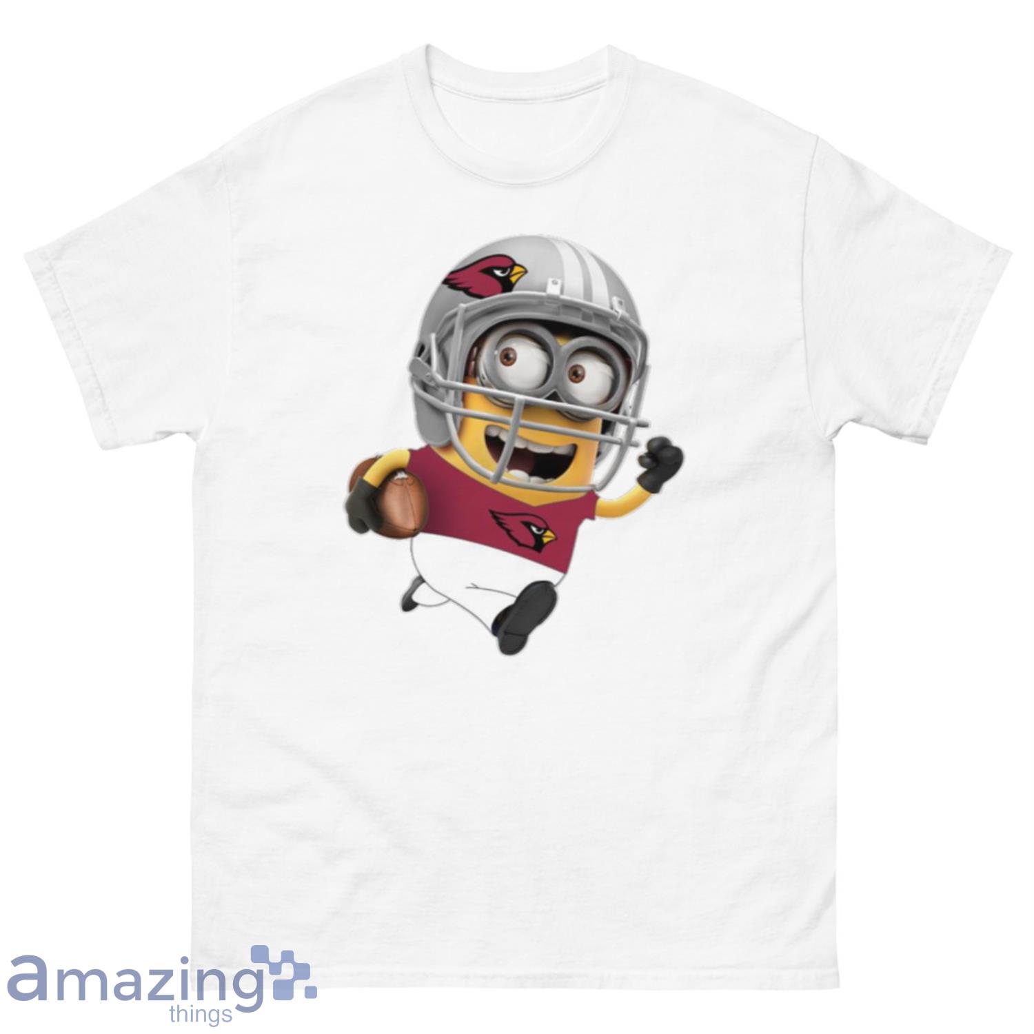 NFL Arizona Cardinals Minions Disney Football Sports T-Shirt Sweatshirt Hoodie - 500 Men’s Classic Tee Gildan-2