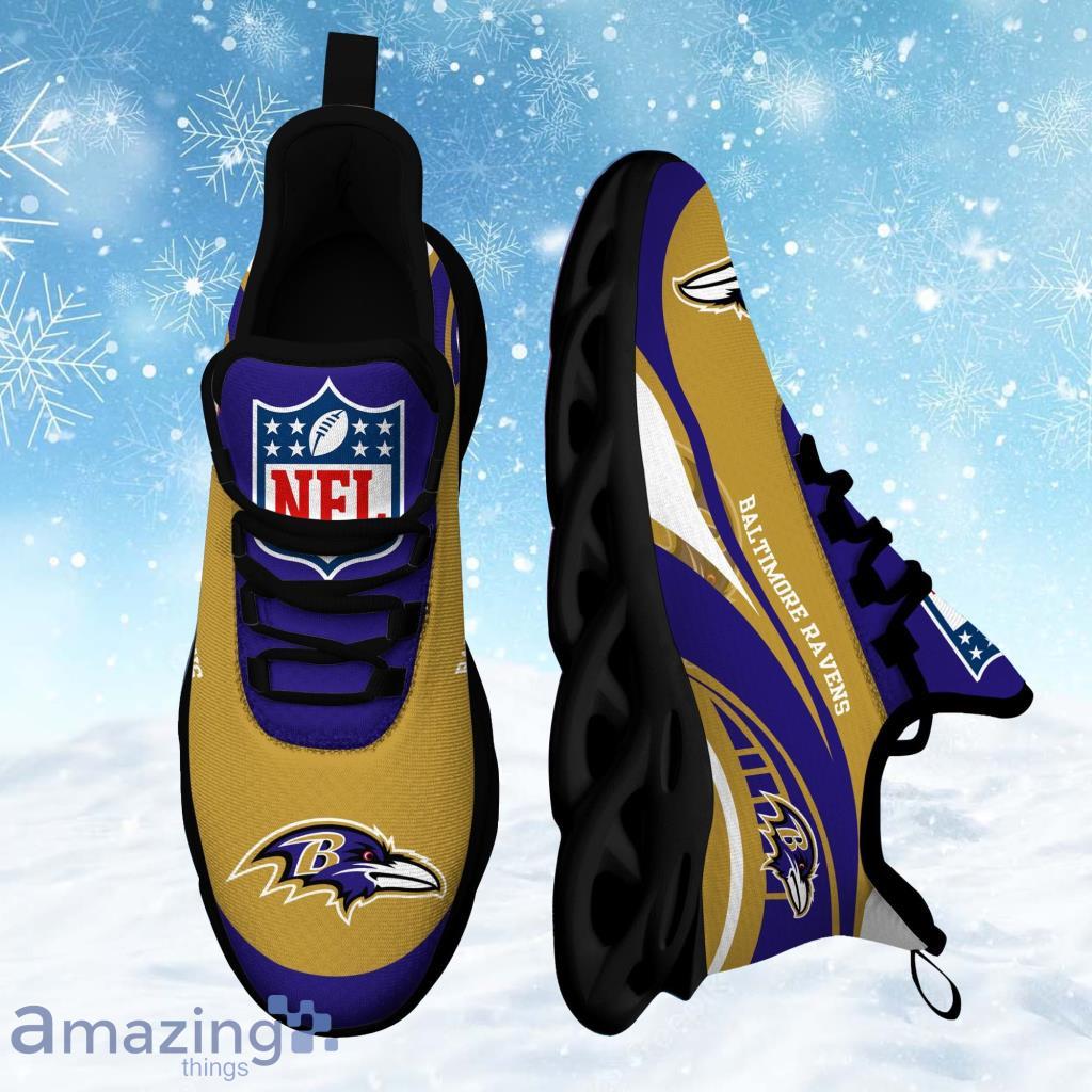NFL Baltimore Ravens Clunky Max Soul Shoes For Men And Women image NFL Baltimore Ravens -Clunky Max Soul Shoes For Men And Women - 8
