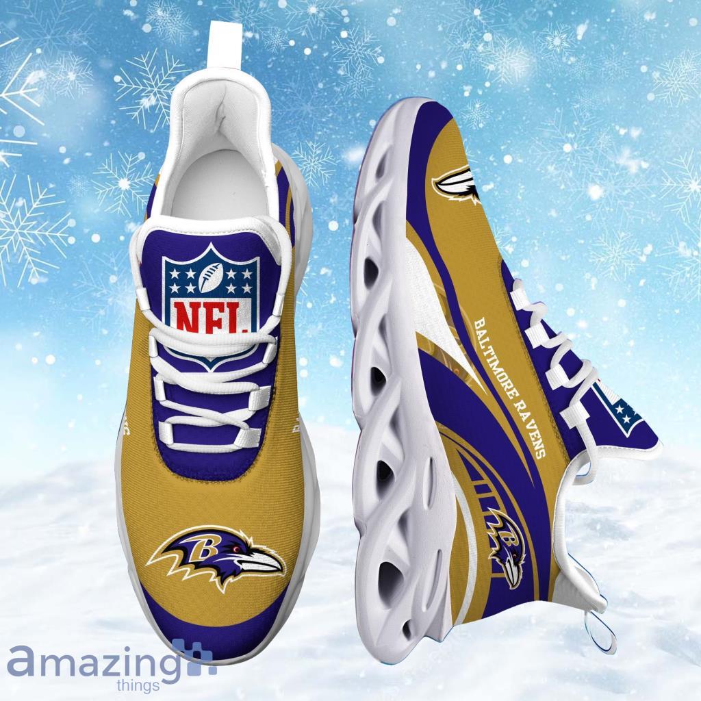 NFL Baltimore Ravens -Clunky Max Soul Shoes For Men And Women - 1 NFL Baltimore Ravens -Clunky Max Soul Shoes For Men And Women - 1