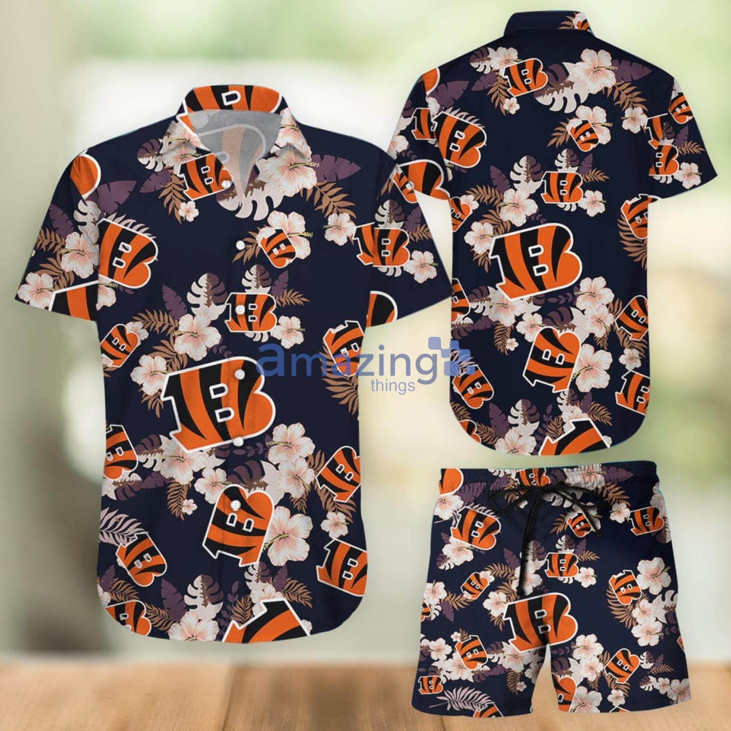 HOT Cincinnati Bengals NFL Summer Hawaiian Shirt And Shorts