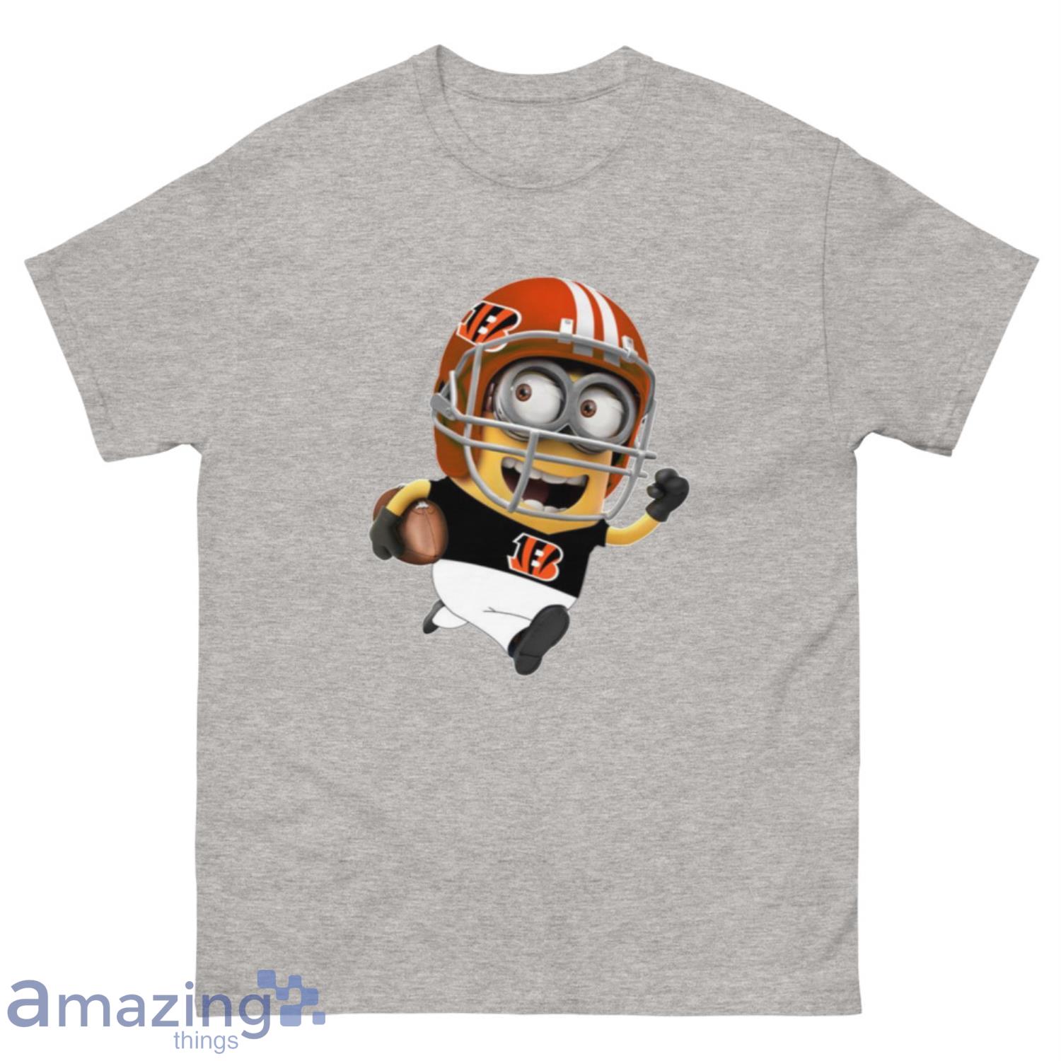 NFL Cincinnati Bengals Minions Disney Football Sports T-Shirt Sweatshirt Hoodie - 500 Men’s Classic Tee Gildan-1