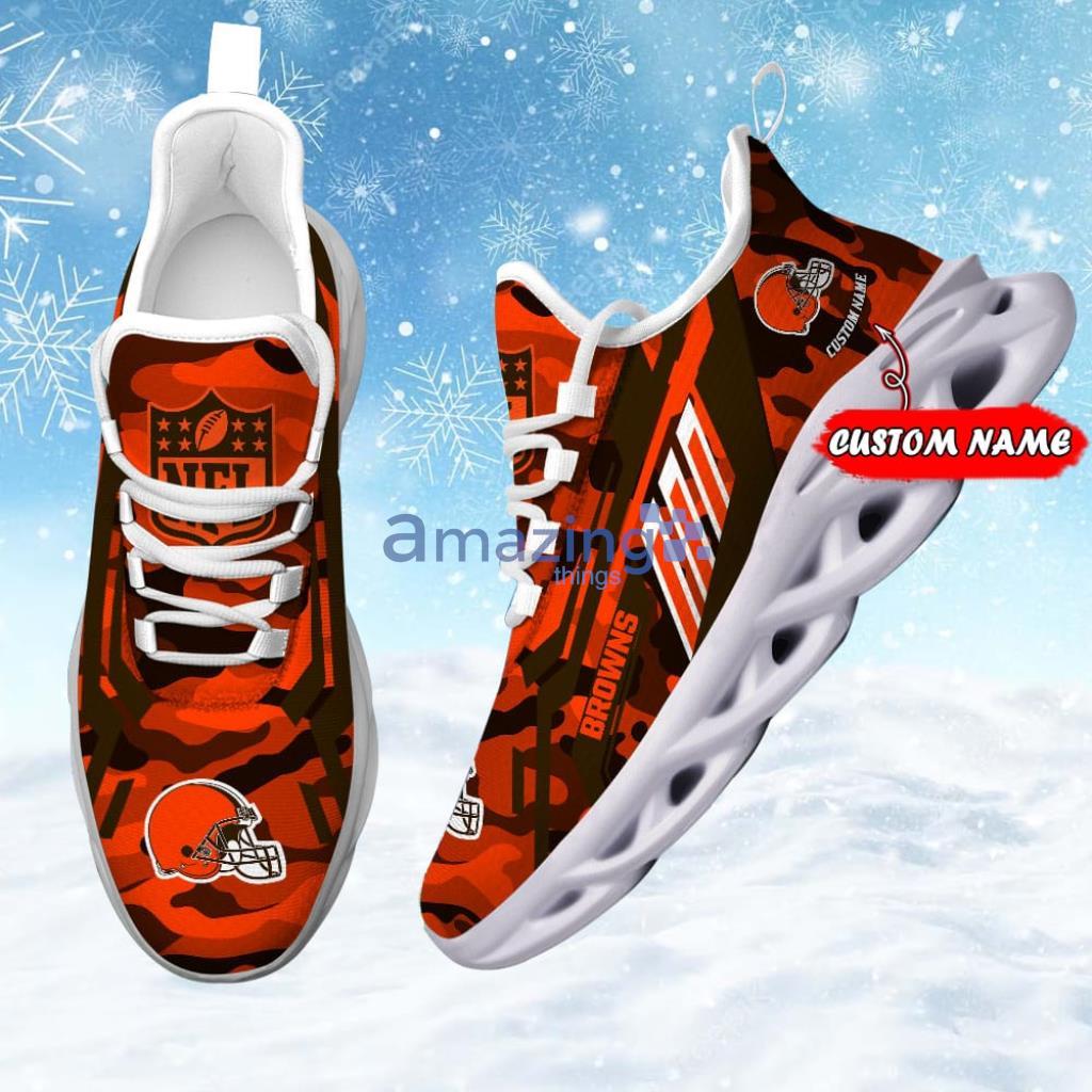 Nfl Cleveland Browns Custom Name Max Soul Shoes Chunky Sneakers