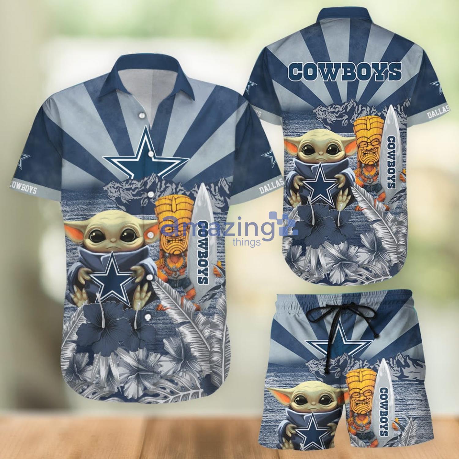 Tops, Baby Yoda Im Dallas Cowboys Fan Shirt