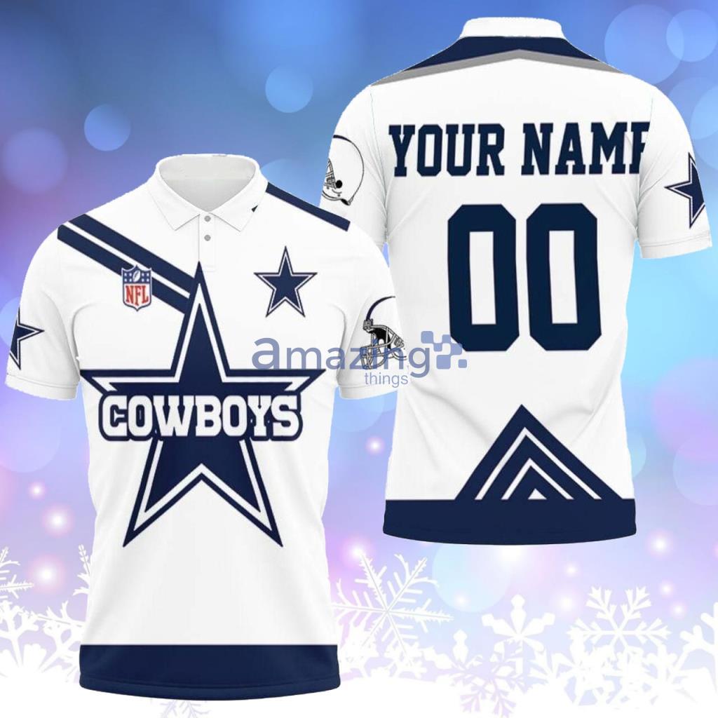 NFL Dallas Cowboys Polo Shirt Sport Style Logo