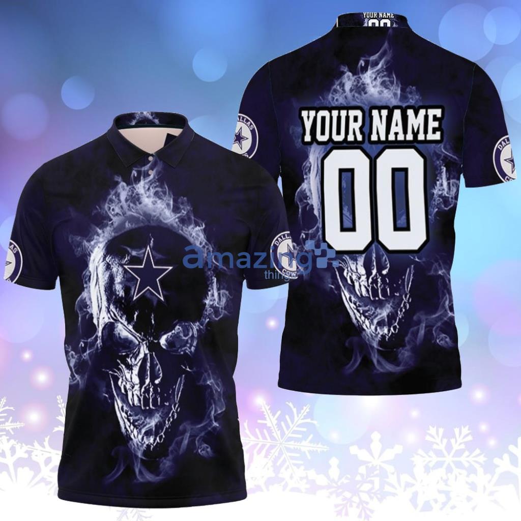 Dallas Cowboys Graphic Tee 3D Memorable Skull Cowboys Football