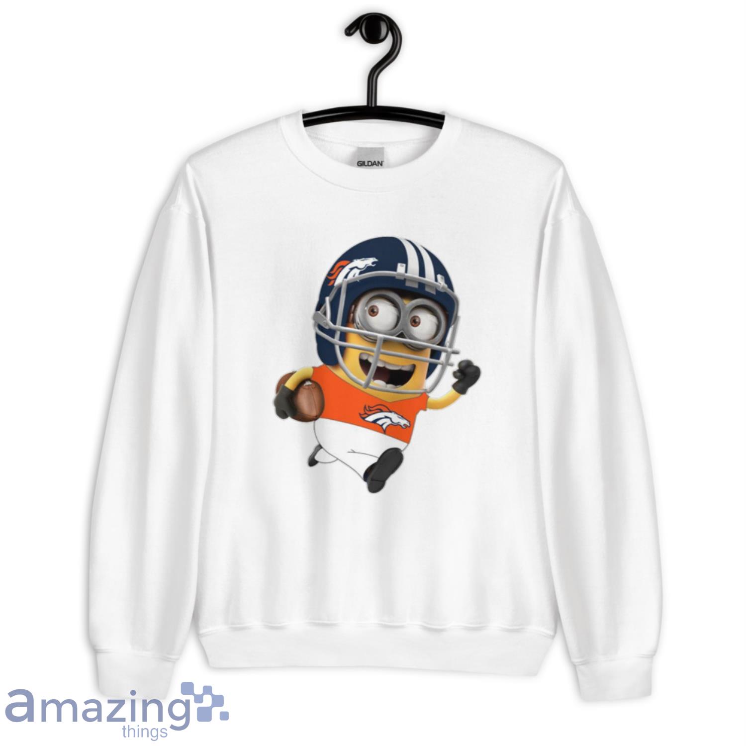 Toddler Orange Denver Broncos Helmet Long Sleeve T-Shirt 