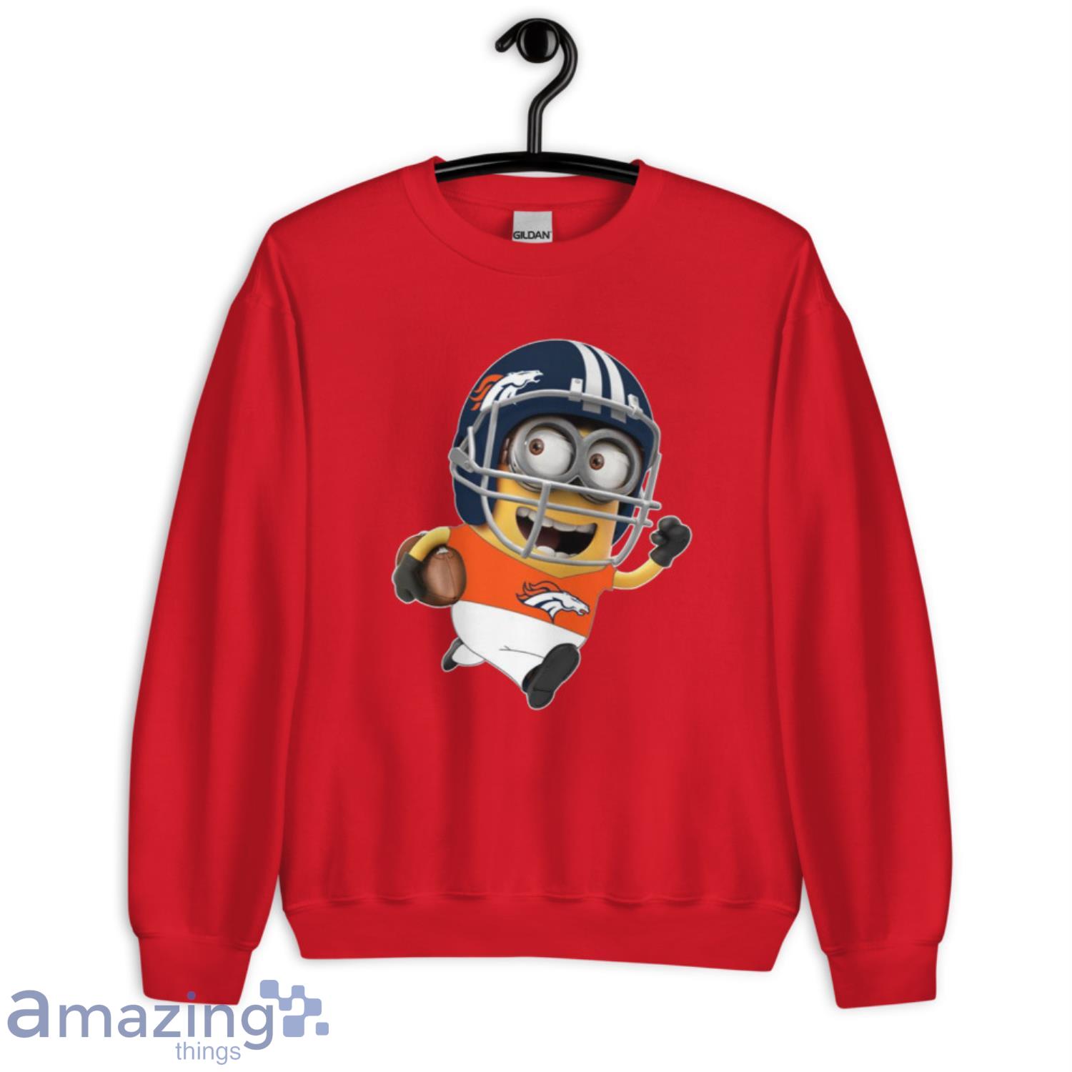 NFL Denver Broncos Minions Disney Football Sports Sweatshirt