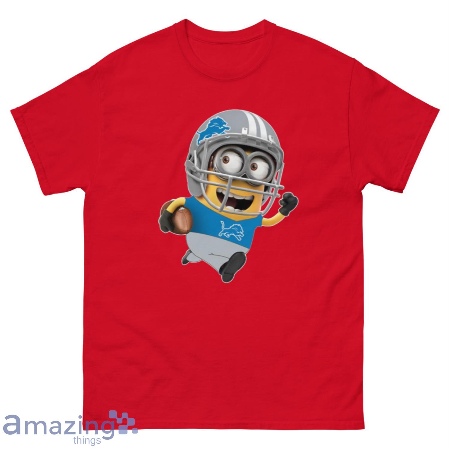 NFL Detroit Lions Minions Disney Football Sports T-Shirt