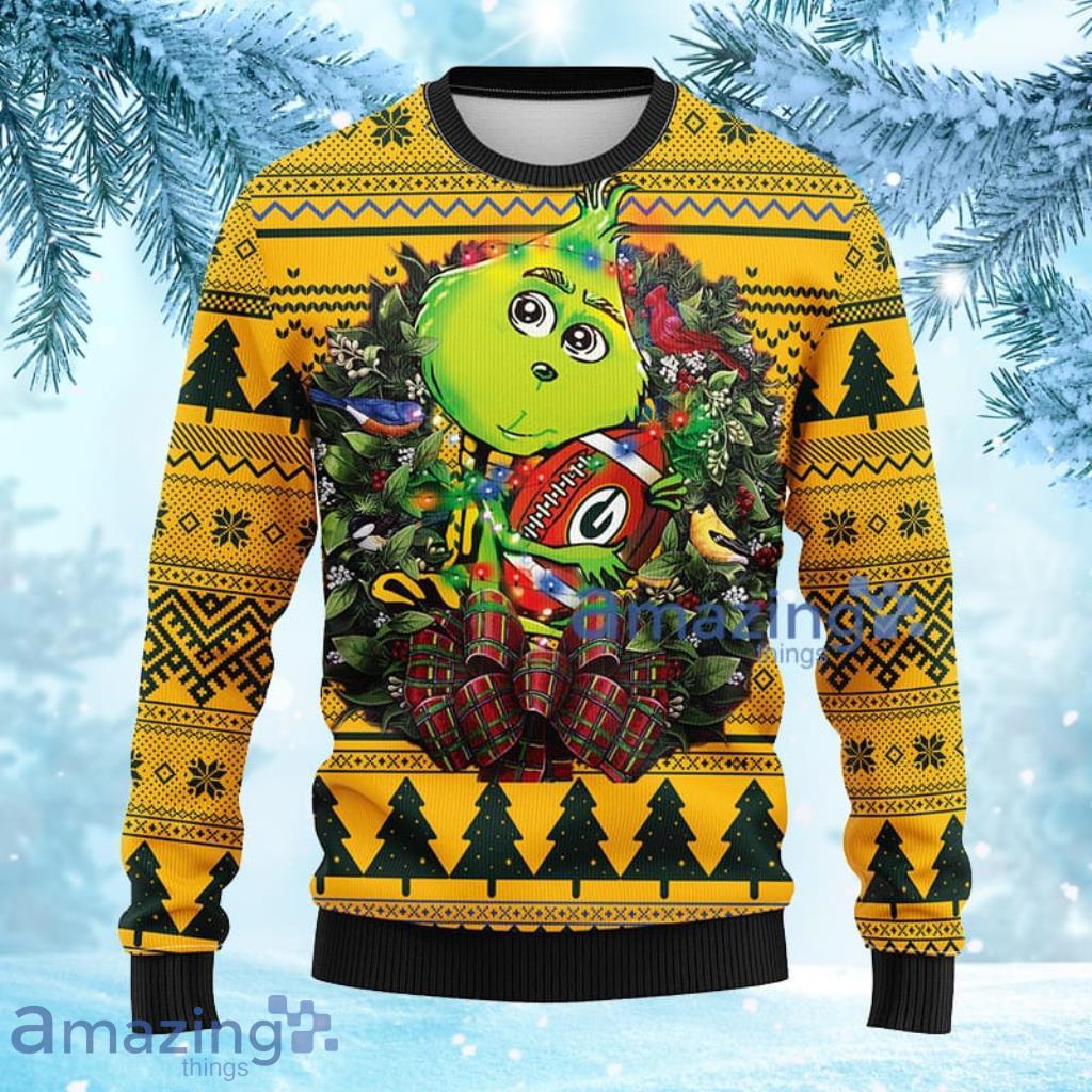 NFL Green Bay Packers Go Pack Go 3D Ugly Christmas Sweater For