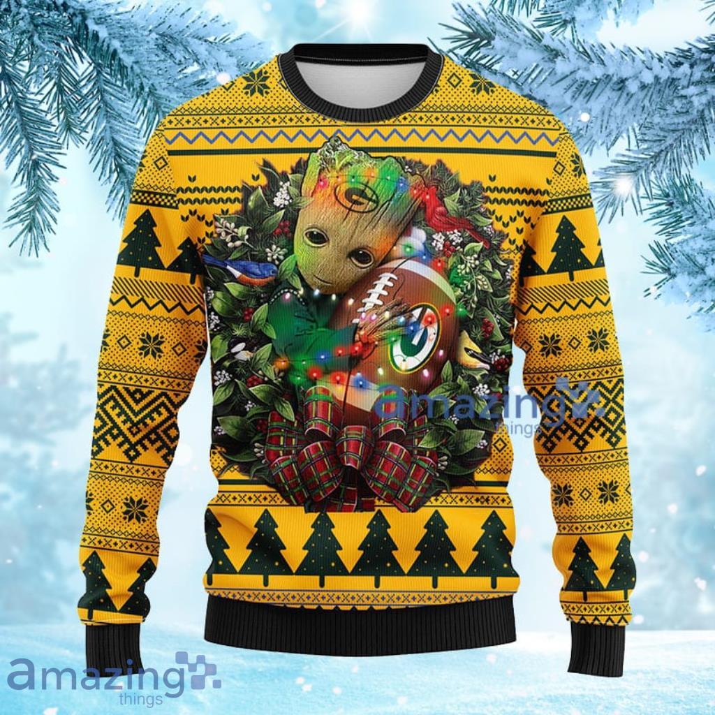 NFL Pittsburgh Steelers Groot Hug Christmas Ugly Sweater –