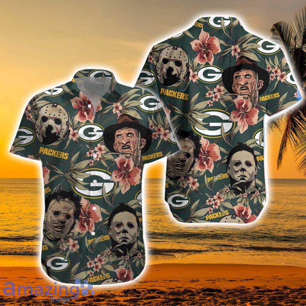 NFL Green Bay Packers Horror Movie Character Halloween Tropical Hawaiian  Shirt