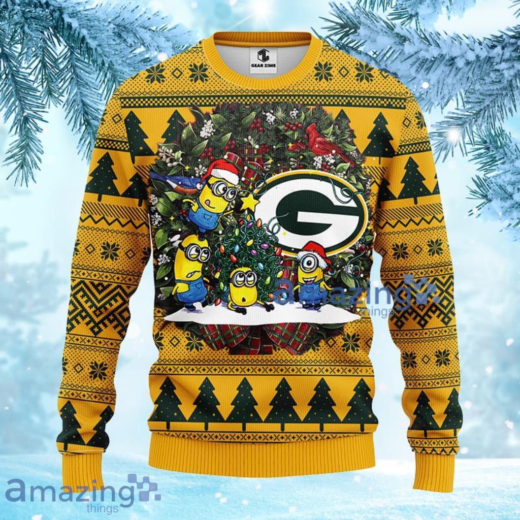 NFL Green Bay Packers Mickey Mouse Funny Ugly Christmas Sweater