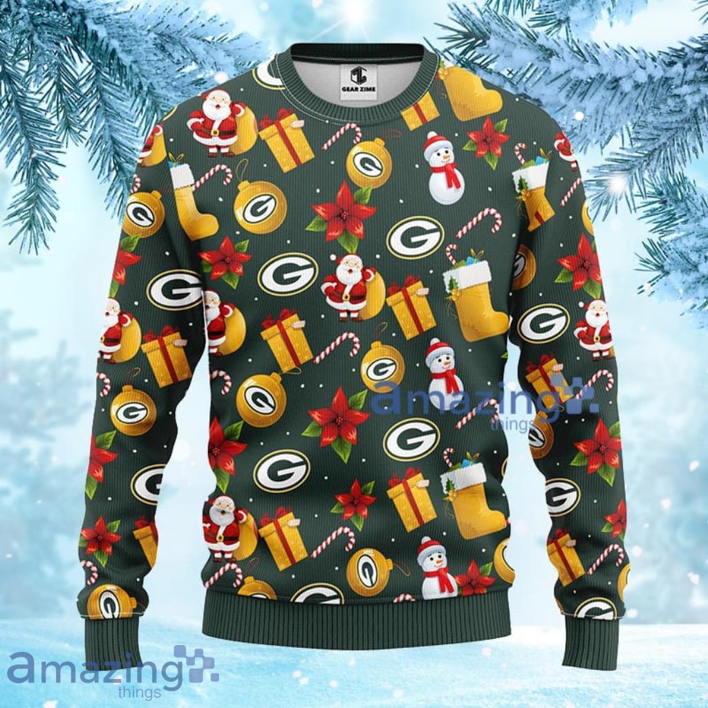 Green Bay 3D Printed Ugly Christmas Sweater