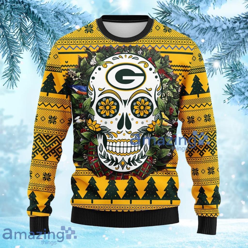 Green Bay Football Green Bay Knit Pattern 3D NFL Ugly Christmas