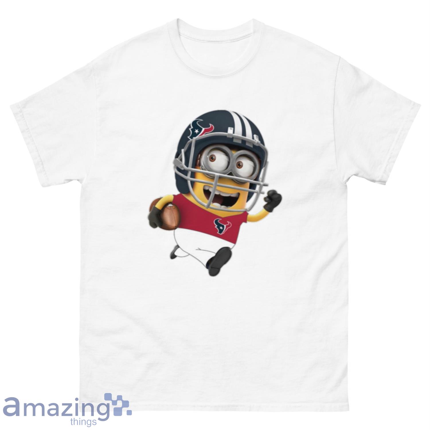 NFL Houston Texans Minions Disney Football Sports T-Shirt Sweatshirt Hoodie - 500 Men’s Classic Tee Gildan-2