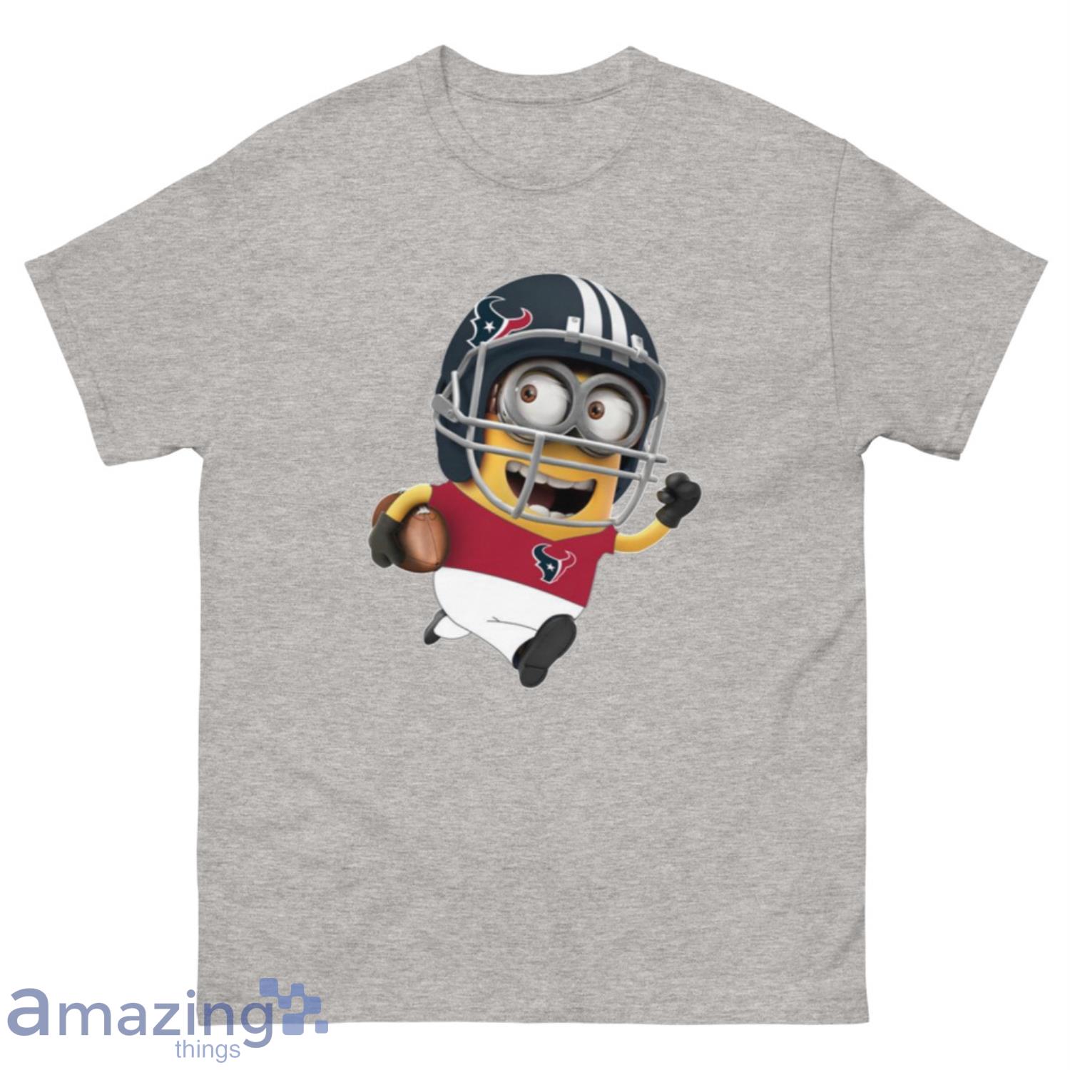 NFL Houston Texans Minions Disney Football Sports T-Shirt Sweatshirt Hoodie - 500 Men’s Classic Tee Gildan-1