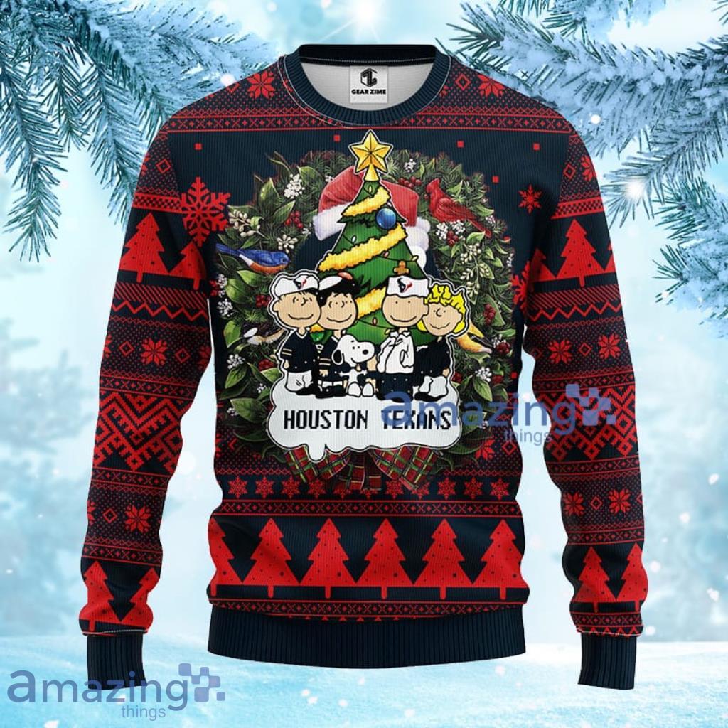 Houston Texans Ugly Christmas Sweater 3D