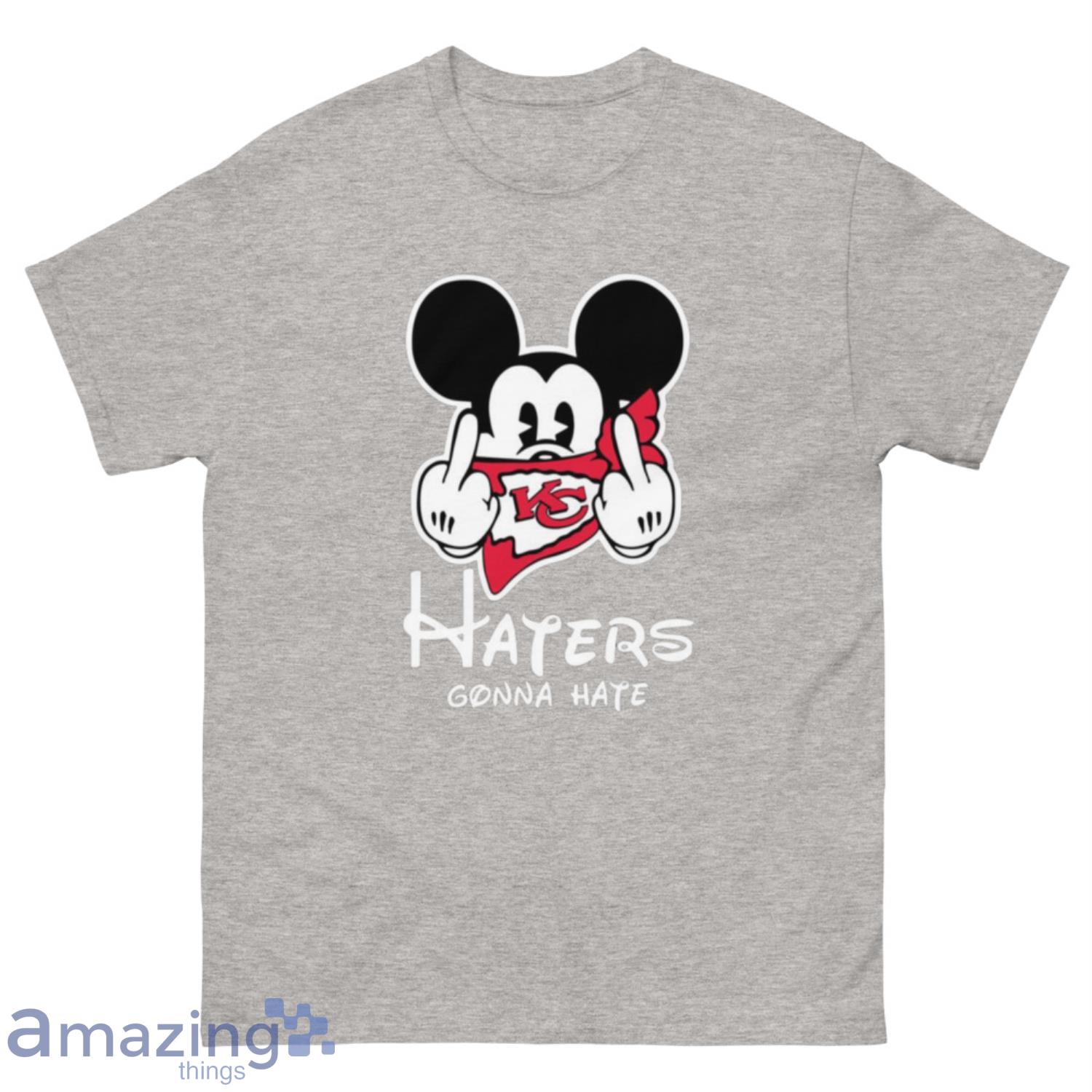 Kansas City Chiefs Mickey Mouse Haters gonna hate shirt, hoodie