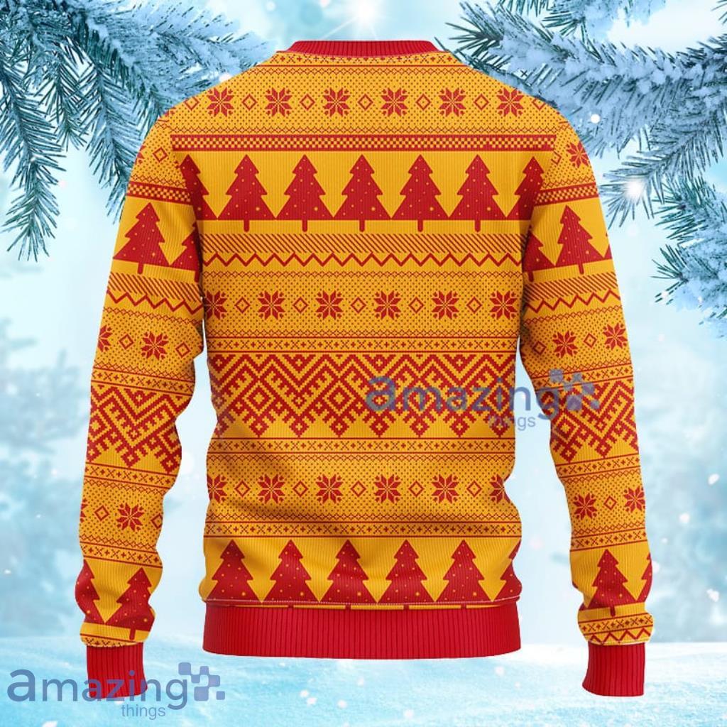 NFL Kansas City Chiefs Tree Ball Christmas Ugly Sweater 3D image NFL Kansas City Chiefs Tree Ball Christmas Ugly Sweater 3D - 2