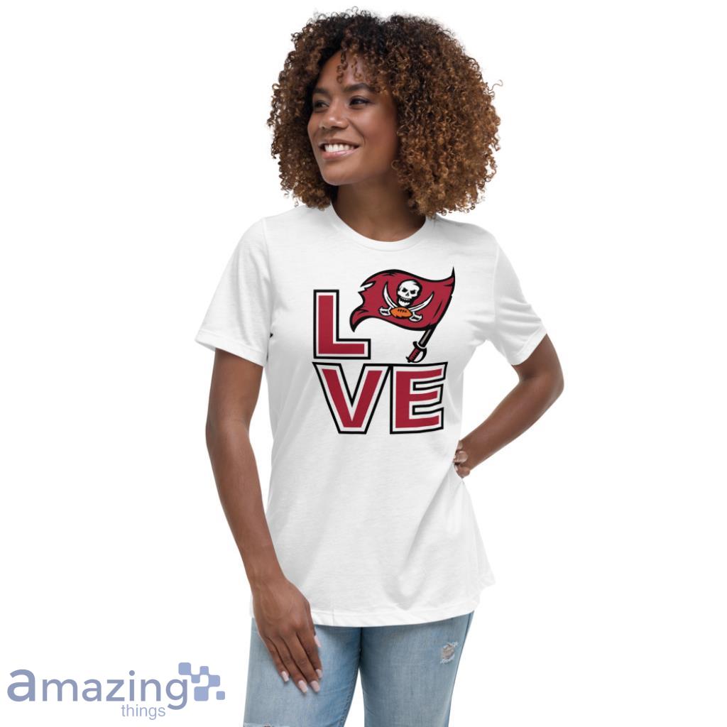 Womens Tampa Bay Buccaneers Pride Graphic T-Shirt - White