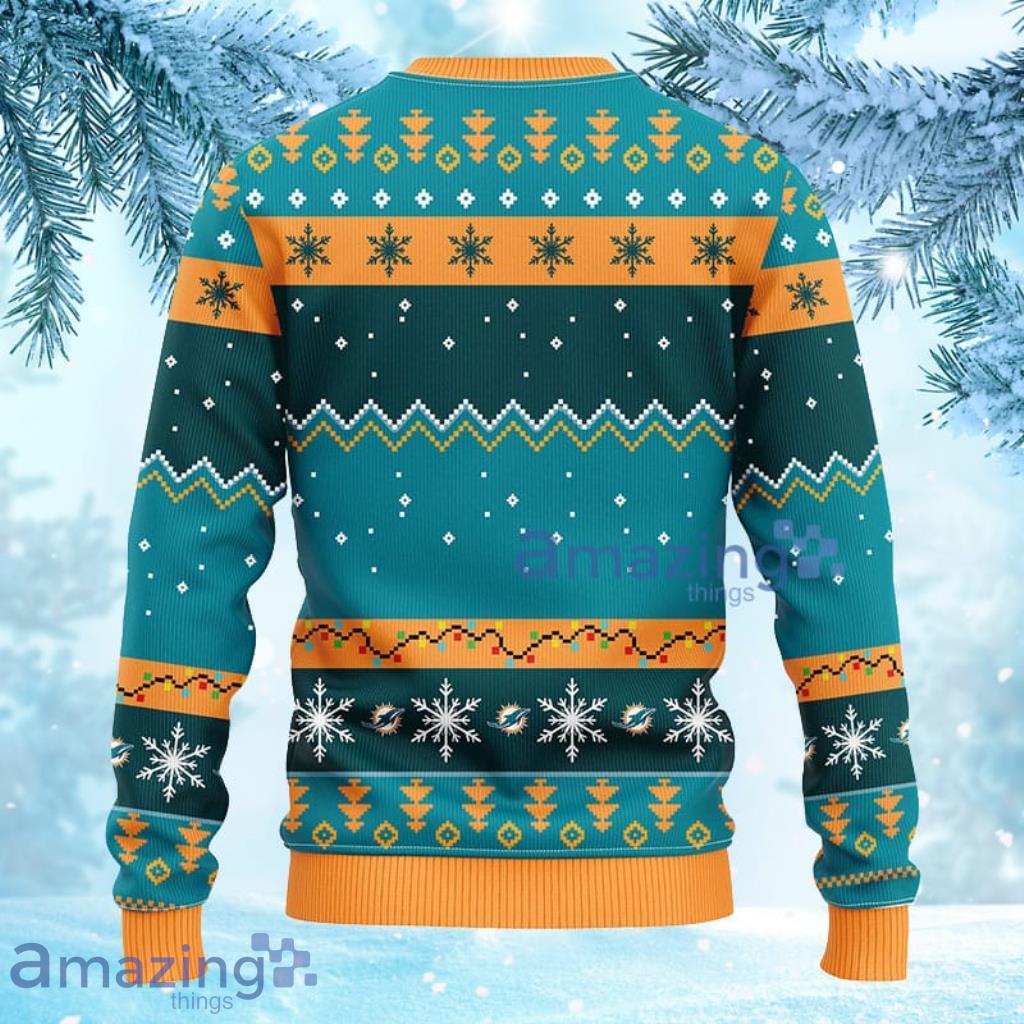 NFL Miami Dolphins New Season Retail Ugly Christmas 3D Sweater