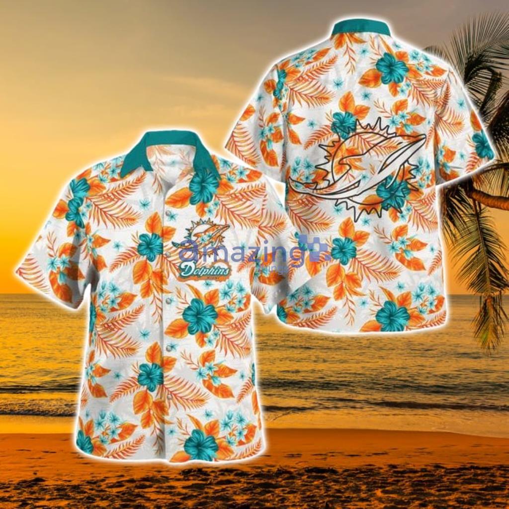 Nfl Miami Dolphins Hawaiian Floral Outfits