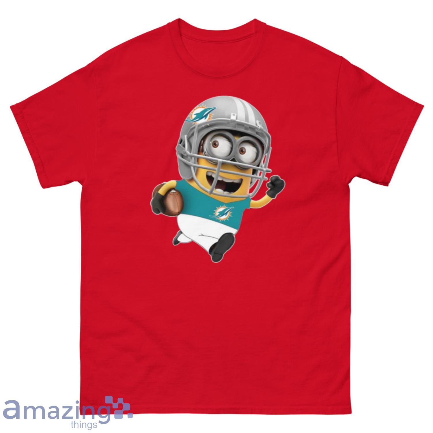 NFL Miami Dolphins Minions Disney Football Sports T-Shirt Sweatshirt Hoodie