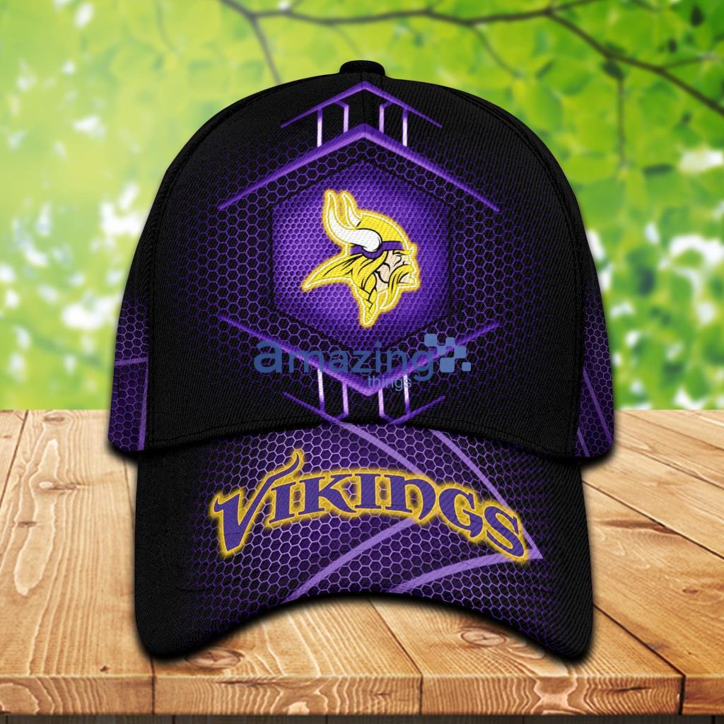 NFL Minnesota Vikings Cap 3D All Over Print For Fans - 1