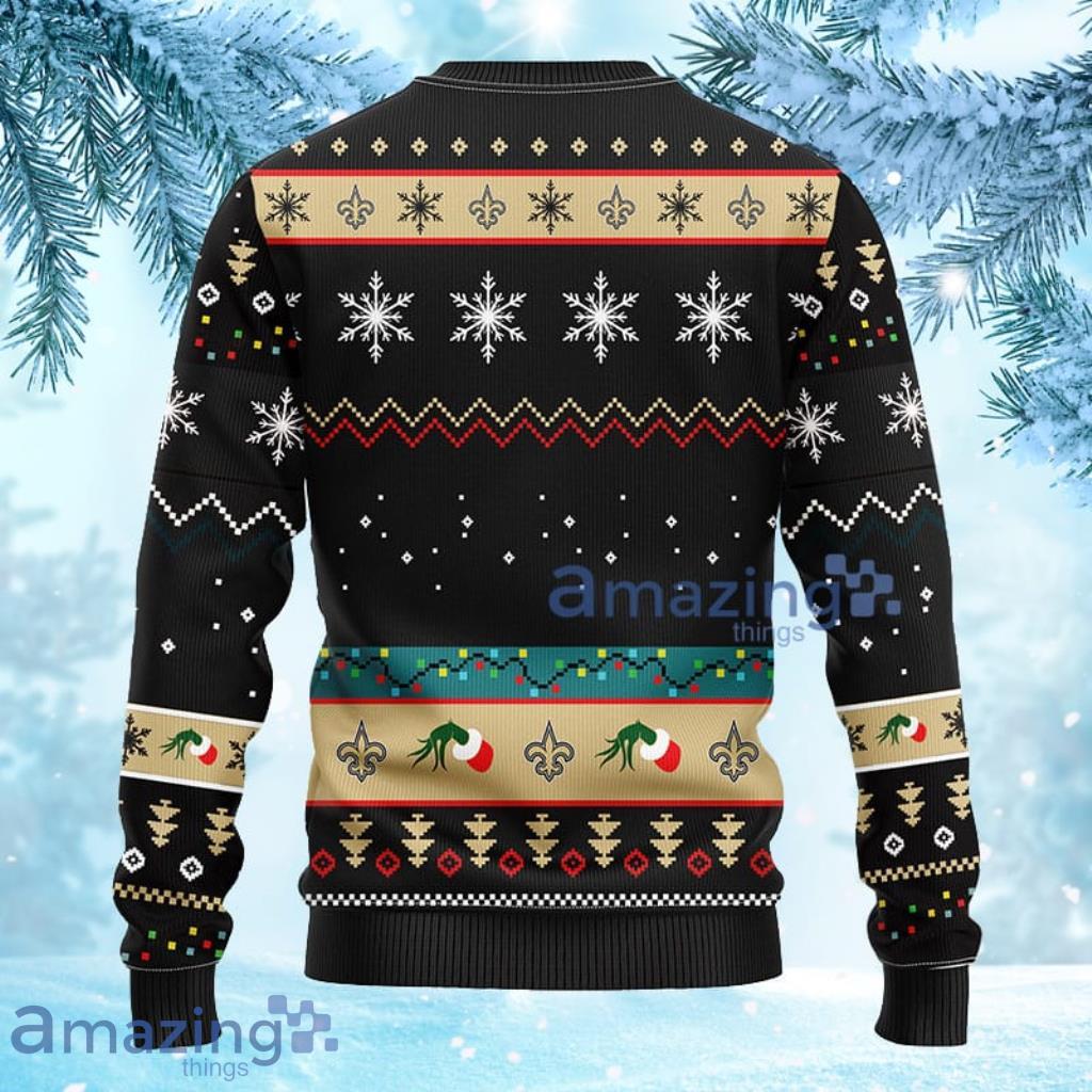 New Orleans Saints Ugly Christmas Sweater 3D