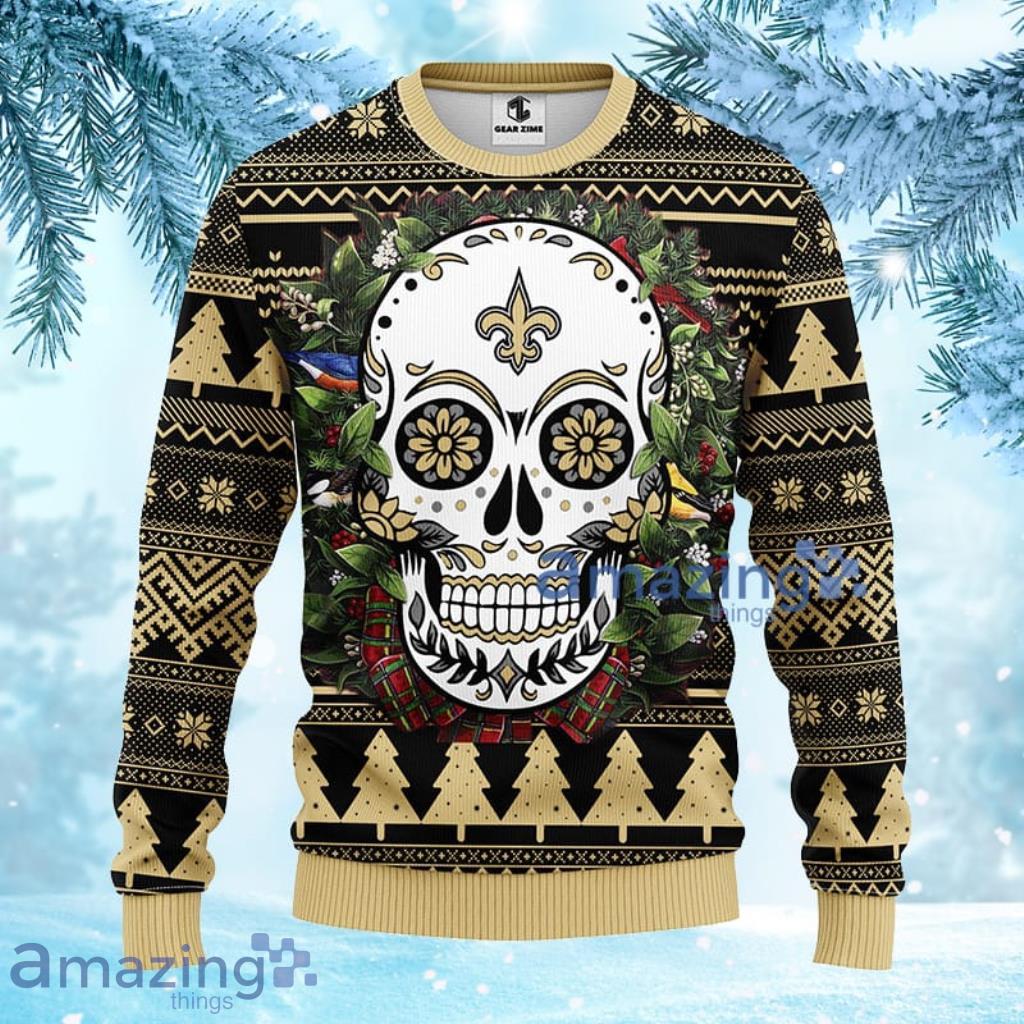 New Orleans Saints Ugly Christmas Sweater 3D