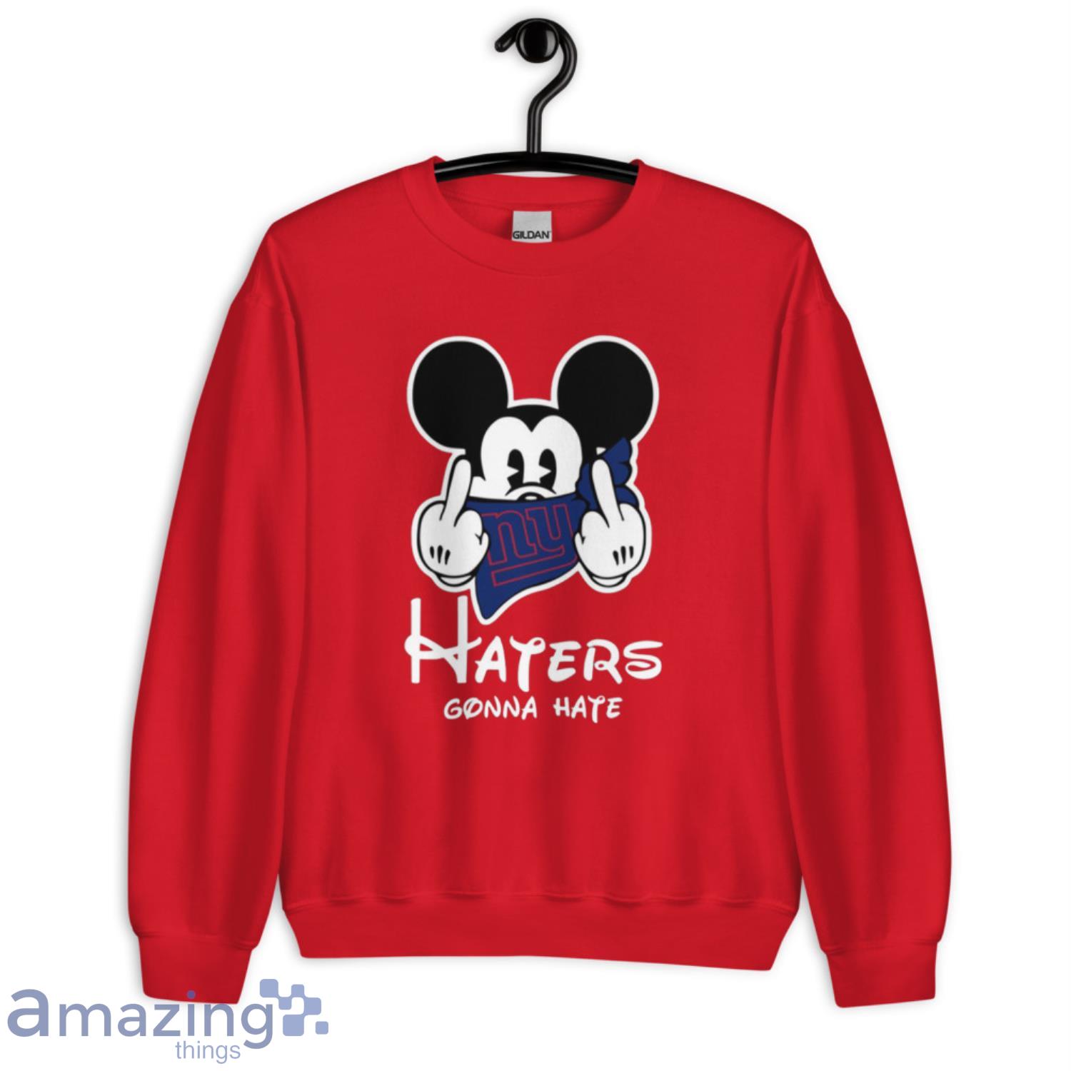 NFL New York Giants Haters Gonna Hate Mickey Mouse T-Shirt