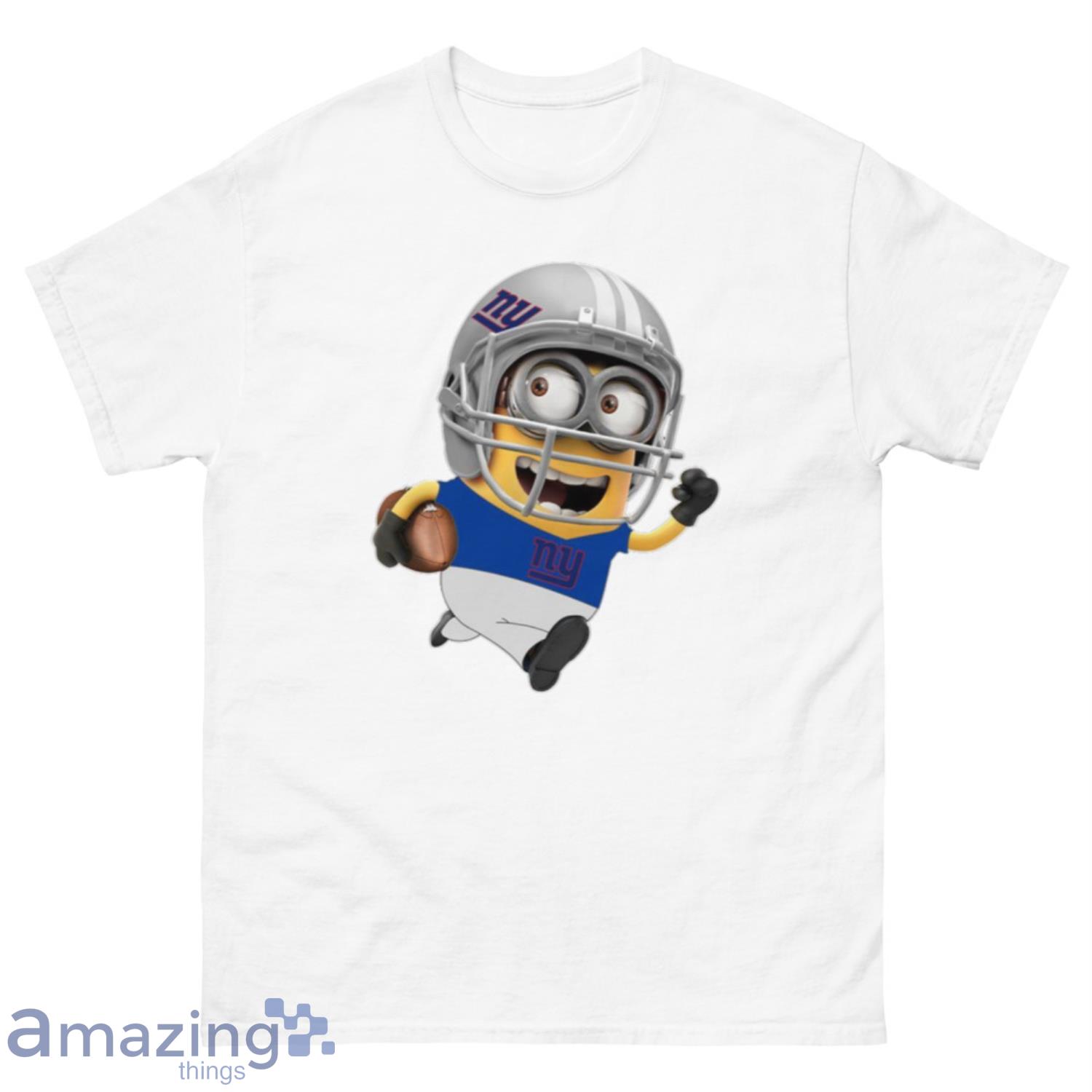 NFL New York Giants Minions Disney Football Sports T-Shirt Sweatshirt Hoodie - 500 Men’s Classic Tee Gildan-2