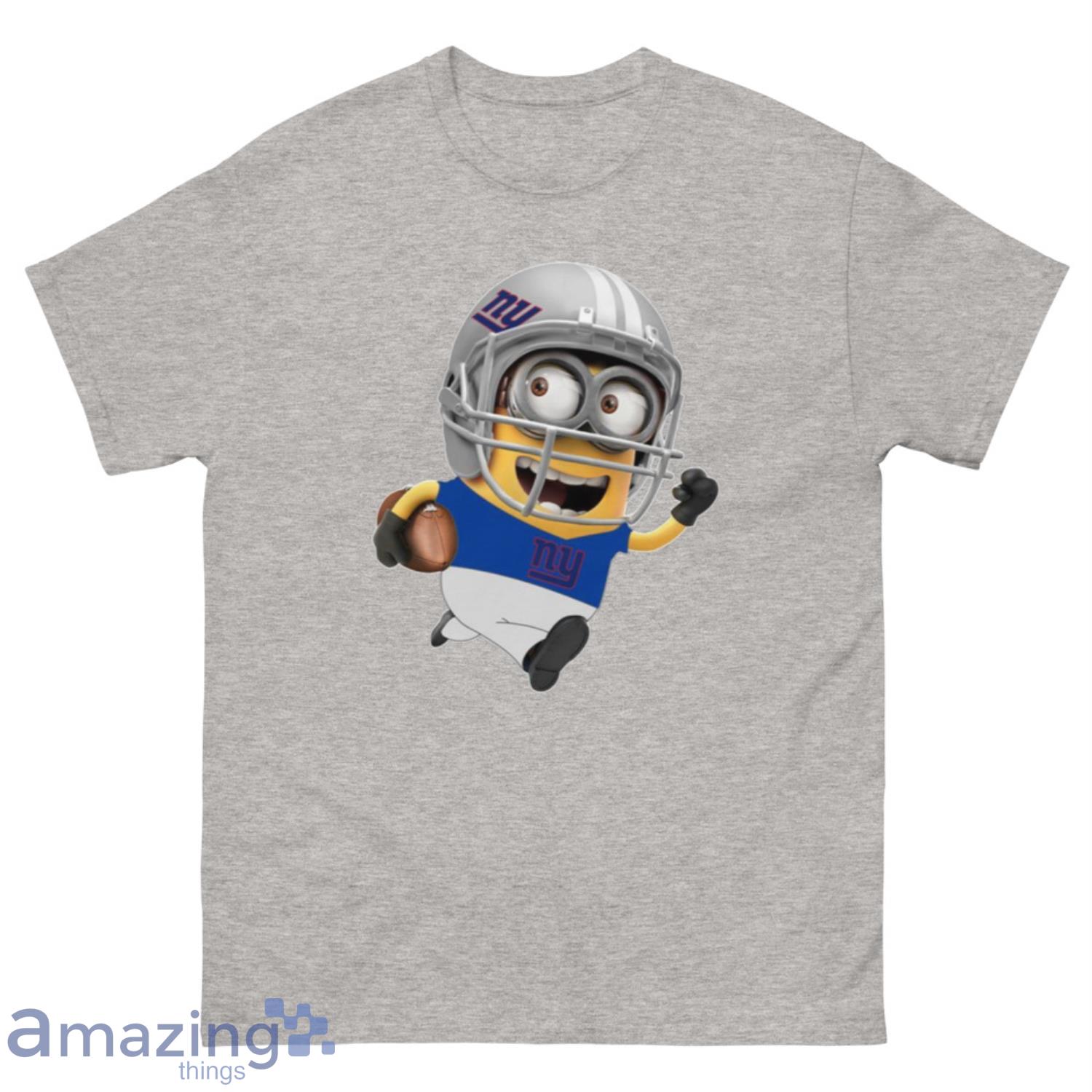 NFL New York Giants Minions Disney Football Sports T-Shirt Sweatshirt Hoodie - 500 Men’s Classic Tee Gildan-1