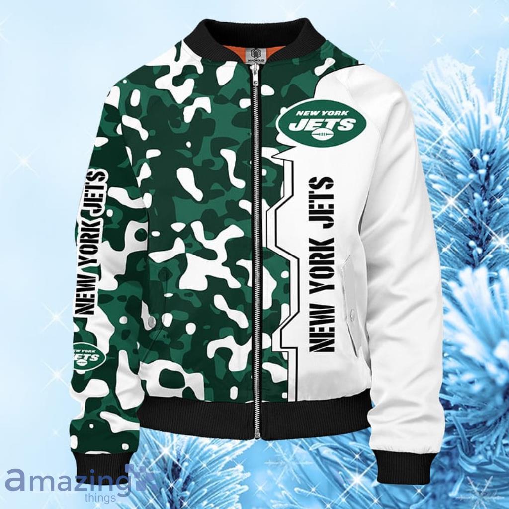 New York Jets Camo Bomber Jacket - T-shirts Low Price