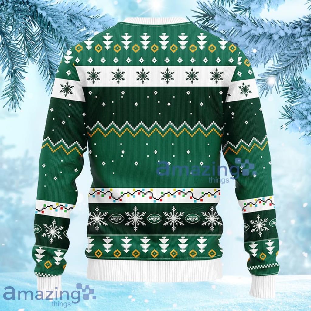 NFL New York Jets Green Christmas Ugly Sweater - T-shirts Low Price