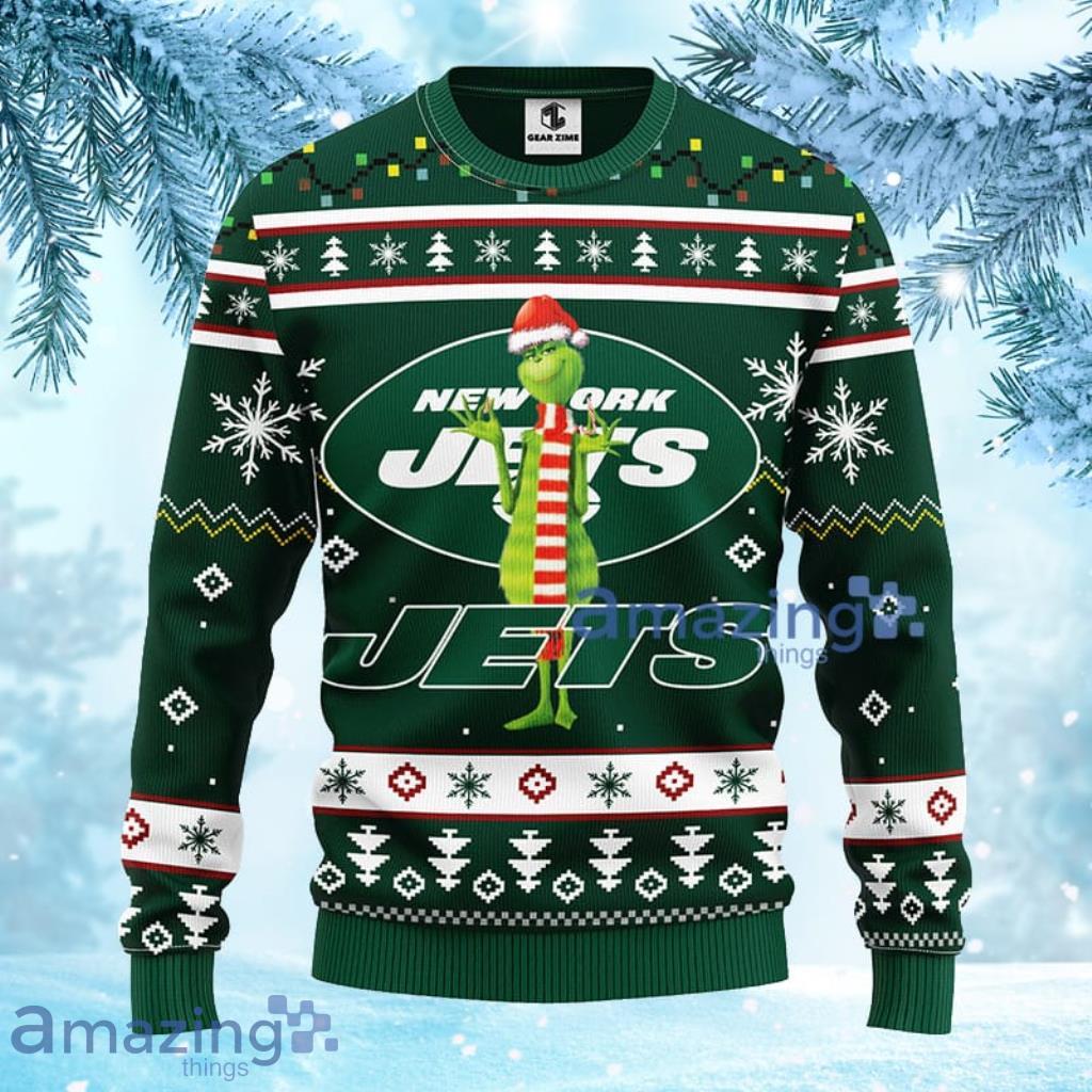 NFL New York Jets Green Christmas Ugly Sweater - T-shirts Low Price