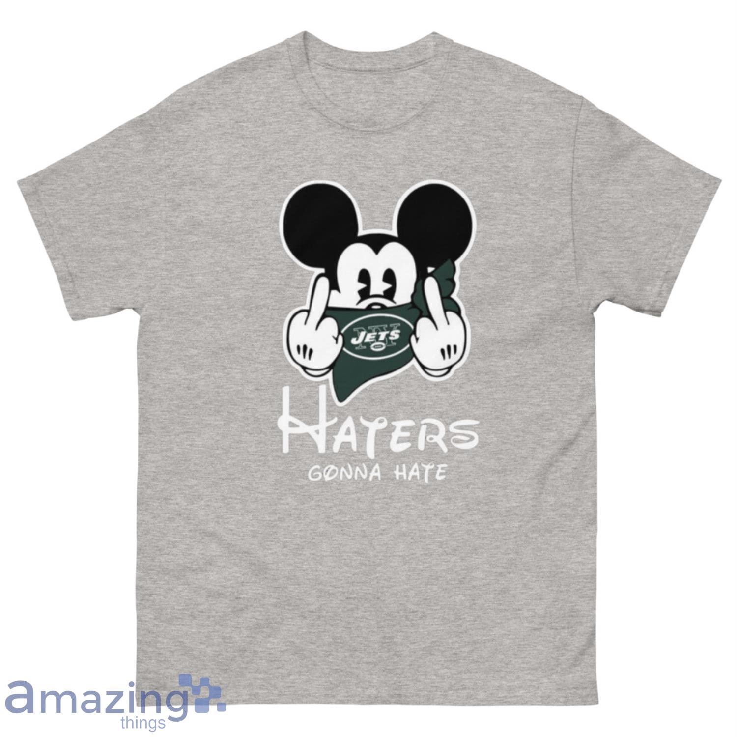 NFL New York Jets Haters Gonna Hate Mickey Mouse Disney Football T-Shirt Sweatshirt Hoodie - 500 Men’s Classic Tee Gildan-2
