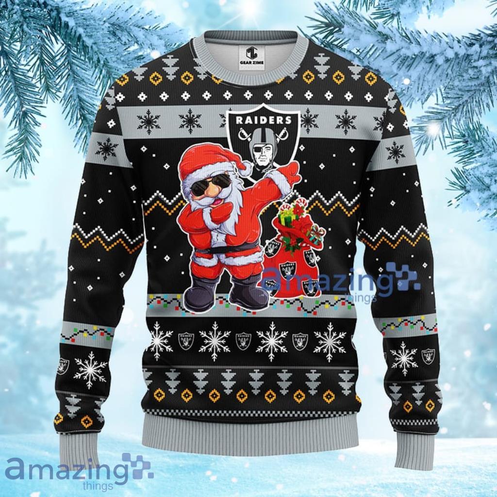 Santa Oakland Raiders Nation Christmas ugly sweater