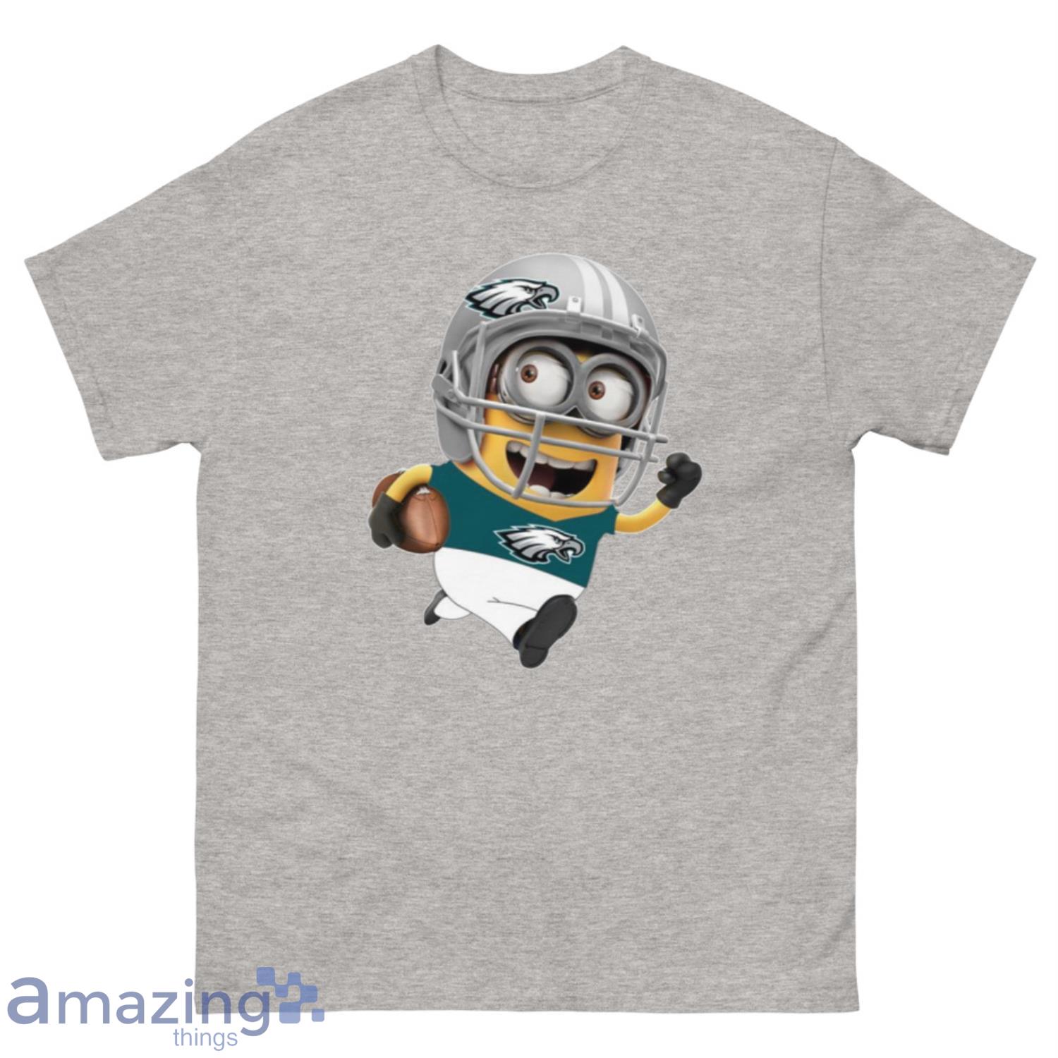 NFL Philadelphia Eagles Minions Disney Football Sports T-Shirt Sweatshirt Hoodie - 500 Men’s Classic Tee Gildan-1
