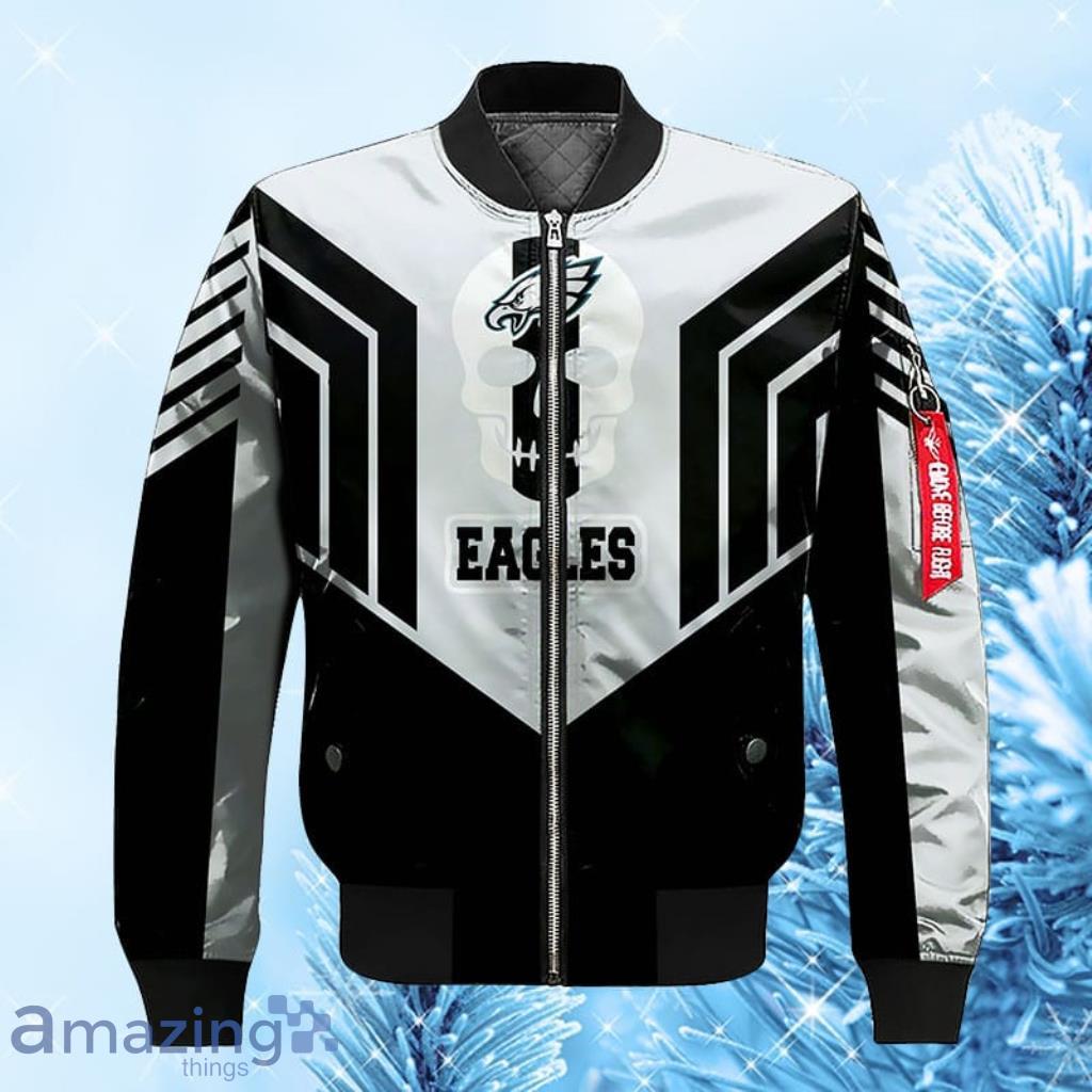 PHILADELPHIA EAGLES FULL LEATHER JACKET Black