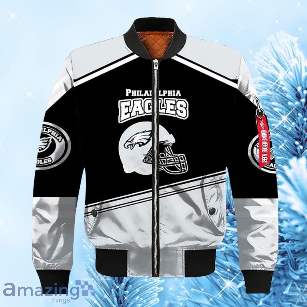 Maker of Jacket Bomber Jackets Philadelphia Eagles NFL Leather