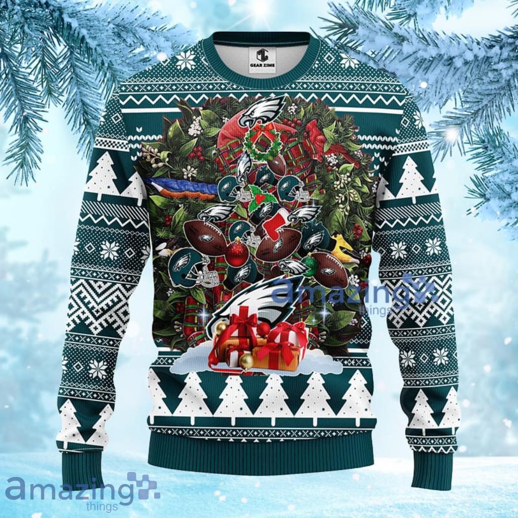 NFL Philadelphia Eagles Christmas Tree Ugly Christmas Sweater - LIMITED  EDITION