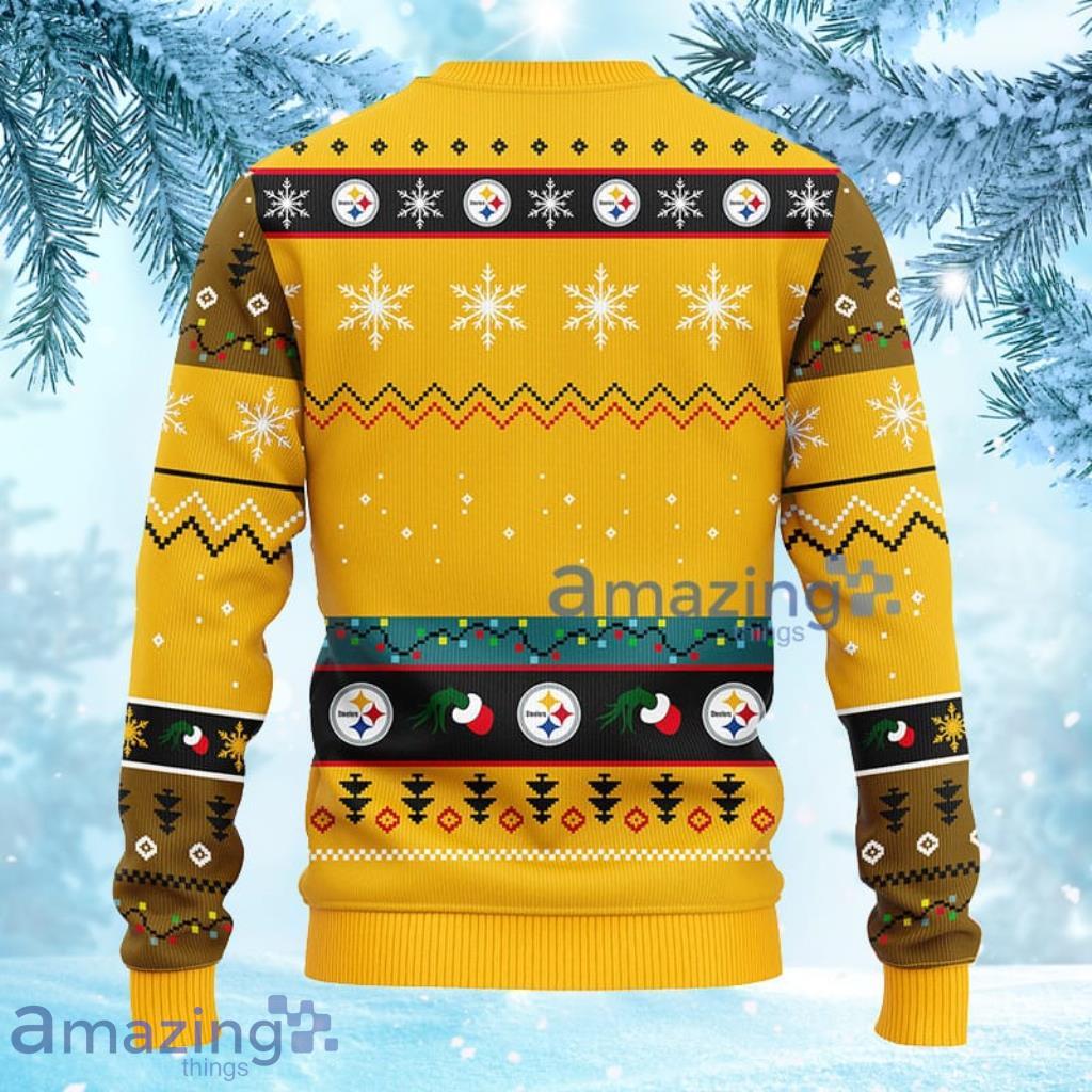 NFL Pittsburgh Steelers Ugly Christmas Sweater 12 Grinch Xmas Day Show Your  Team Spirit - The Clothes You'll Ever Need