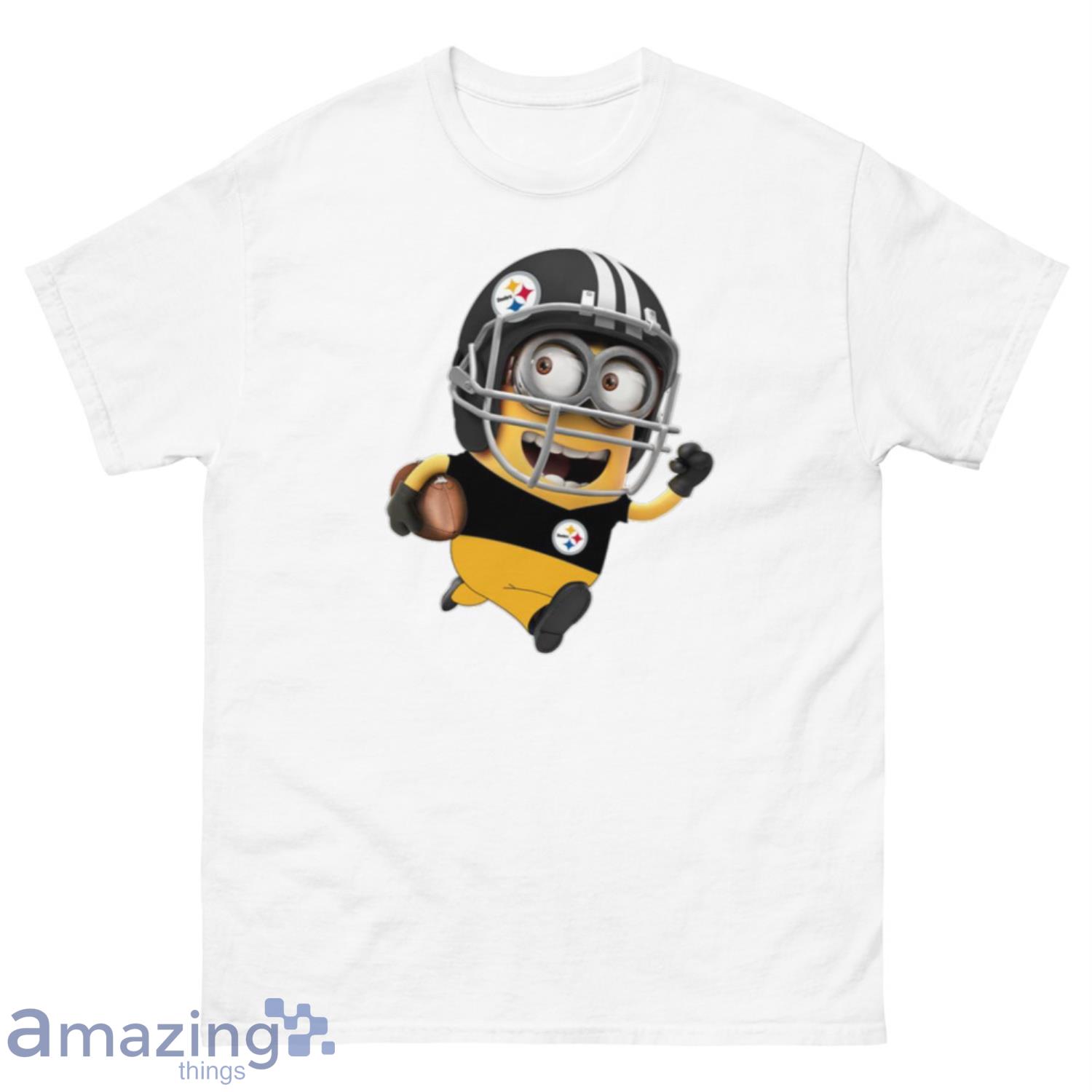 NFL Pittsburgh Steelers Minions Disney Football Sports T-Shirt Sweatshirt Hoodie - 500 Men’s Classic Tee Gildan-2